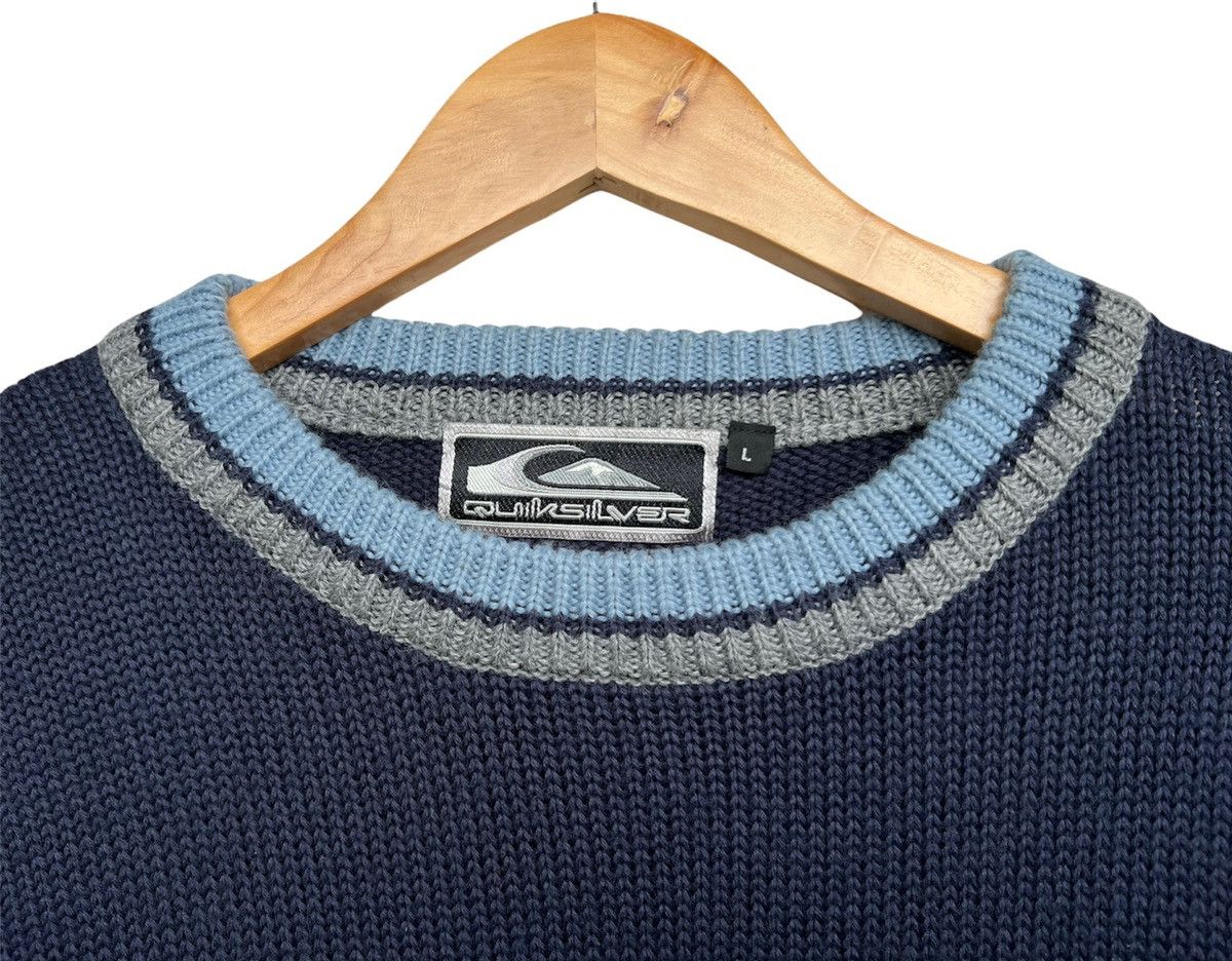 Billabong × Quiksilver × Vintage Vintage 90s Billabong Mini Embroidered Logo knit Sweatshirt Size US L / EU 52-54 / 3 - 7 Thumbnail