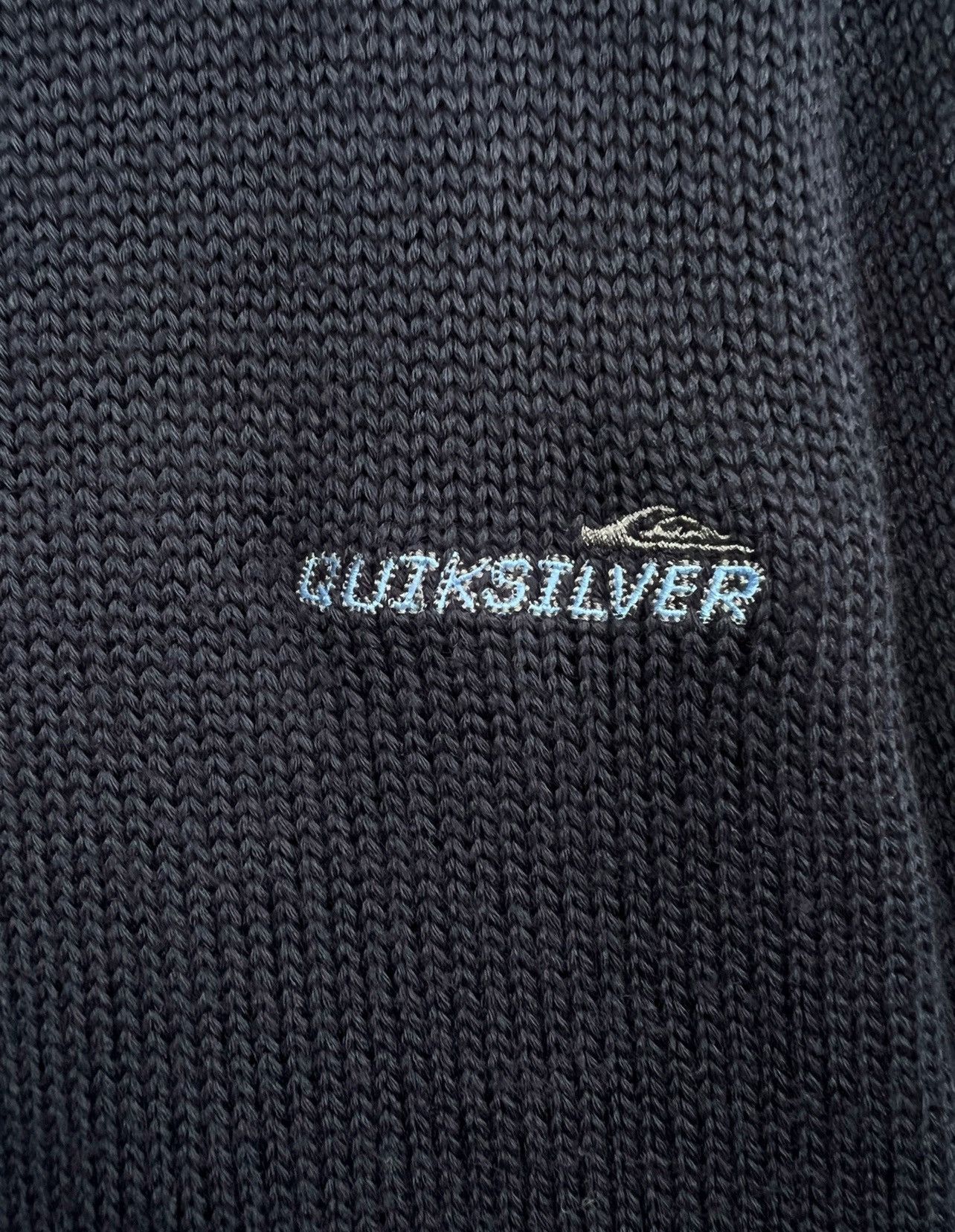 Billabong × Quiksilver × Vintage Vintage 90s Billabong Mini Embroidered Logo knit Sweatshirt Size US L / EU 52-54 / 3 - 4 Thumbnail