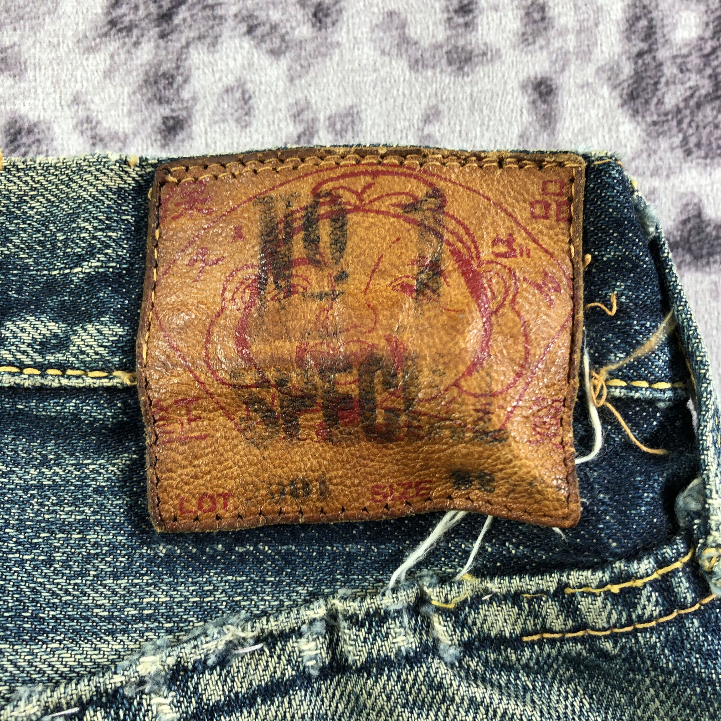 Evisu × Japanese Brand × Vintage Vintage Evisu Redline Jeans-JM3198 Size US 29 - 5 Thumbnail