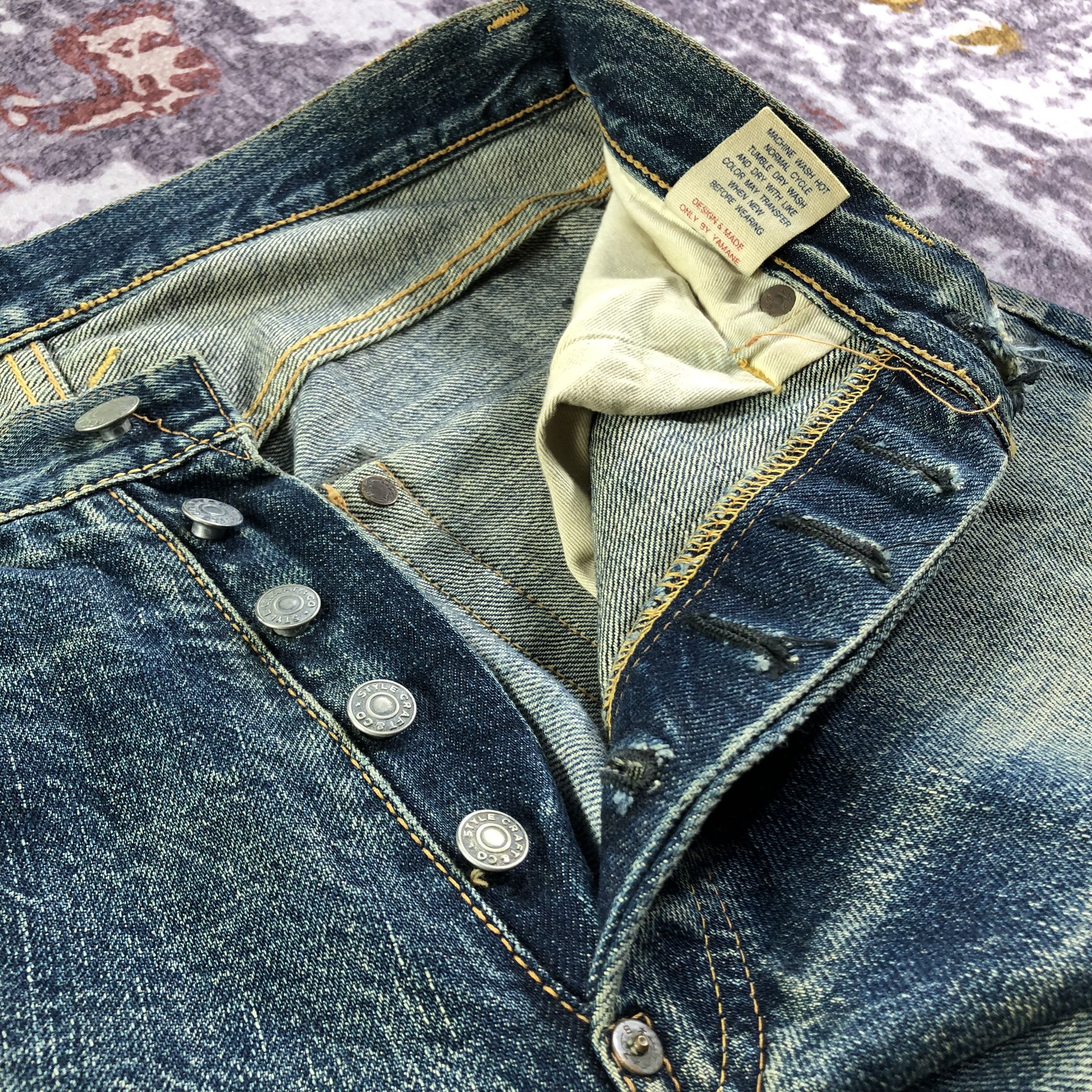Evisu × Japanese Brand × Vintage Vintage Evisu Redline Jeans-JM3198 Size US 29 - 9 Thumbnail