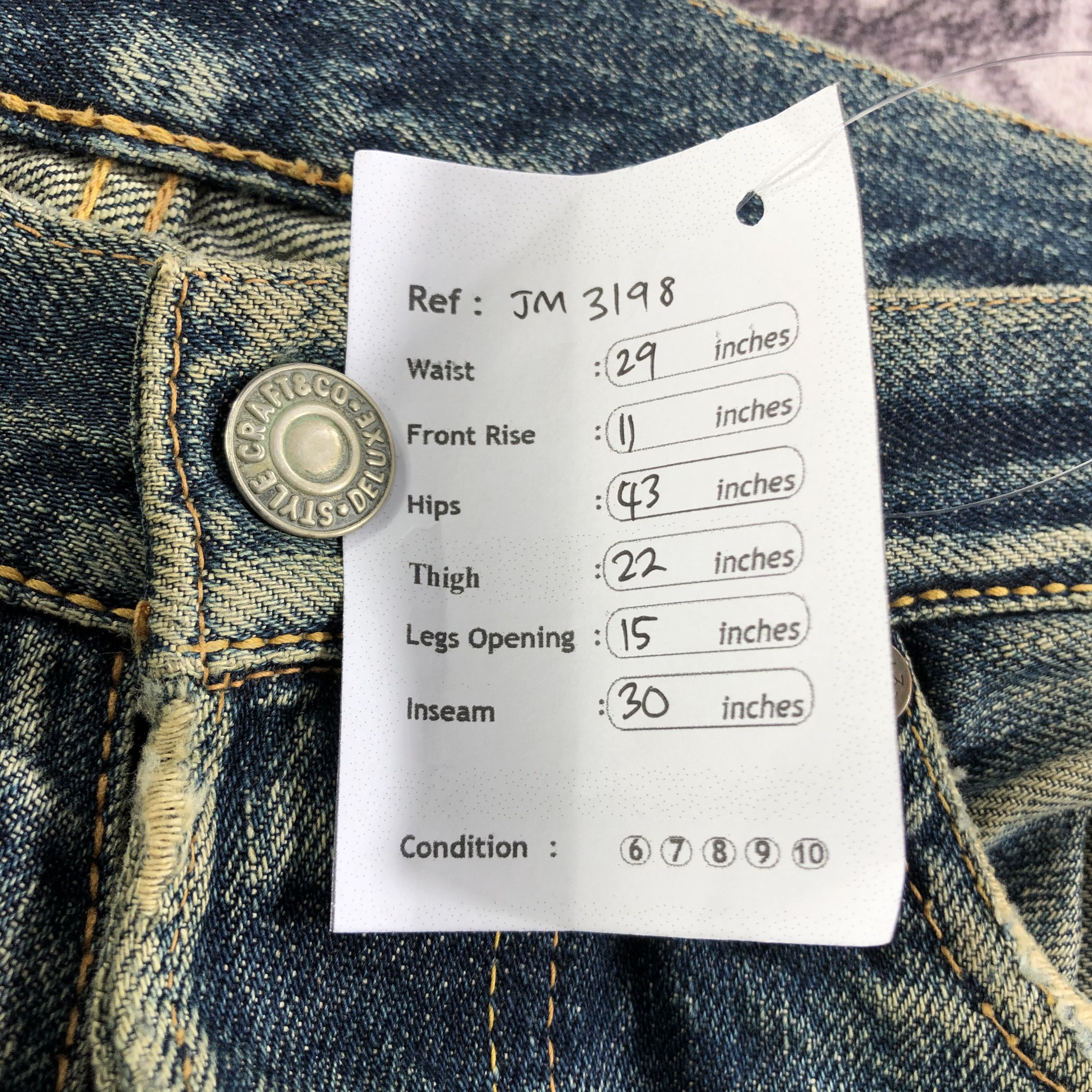 Evisu × Japanese Brand × Vintage Vintage Evisu Redline Jeans-JM3198 Size US 29 - 12 Thumbnail