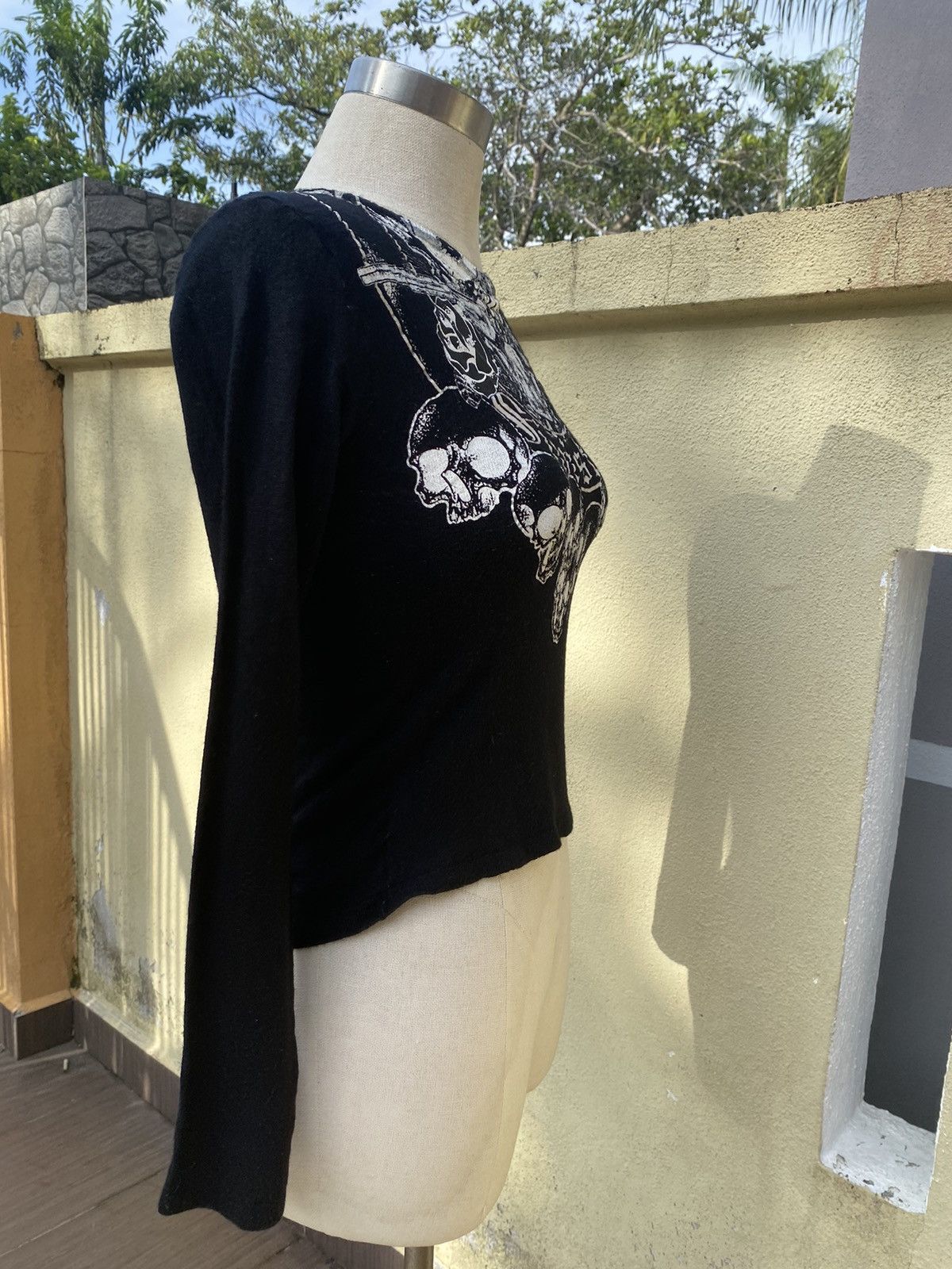 Yasuyuki Ishii black wool skull printed Size S / US 4 / IT 40 - 8 Thumbnail