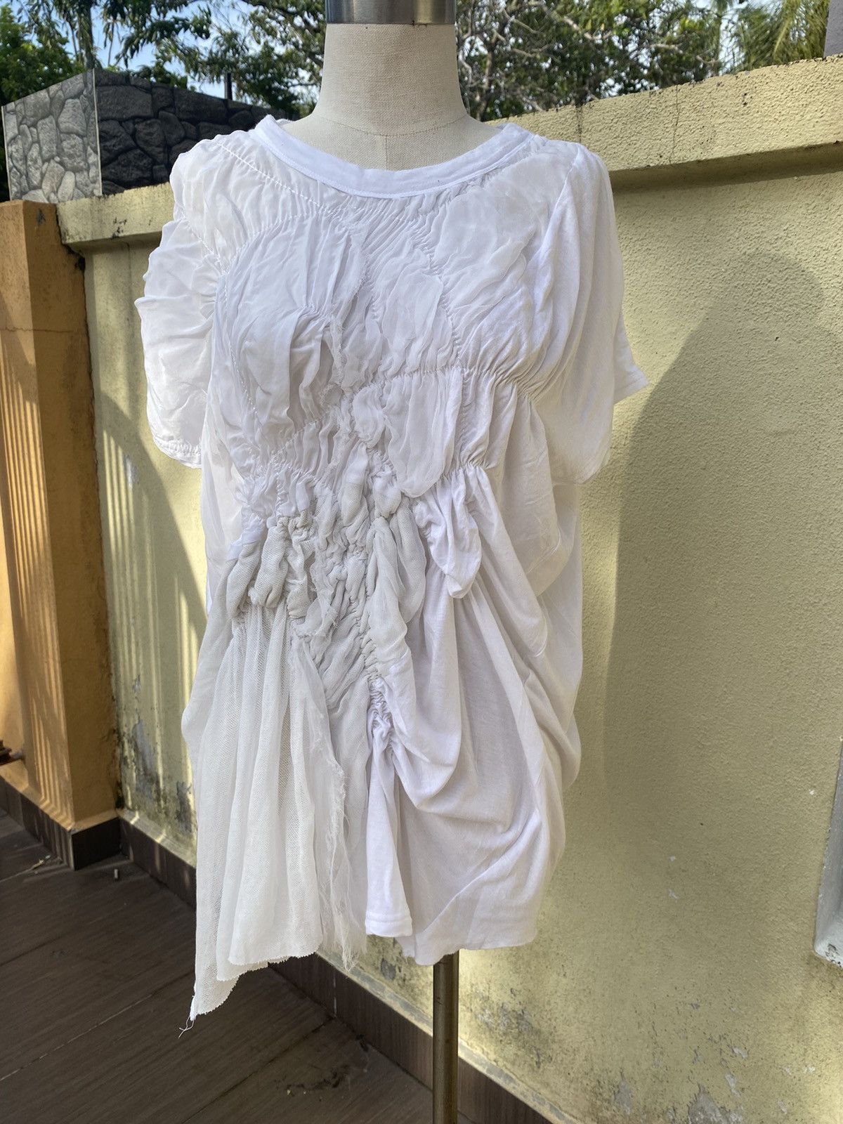 Issey Miyake white top by zucca Size M / US 6-8 / IT 42-44 - 2 Thumbnail