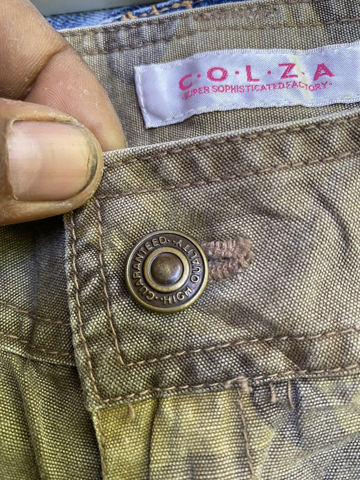 Japanese Brand × Seditionaries × Vintage Vintage colza cargo camo pants Size 29" - 4 Thumbnail