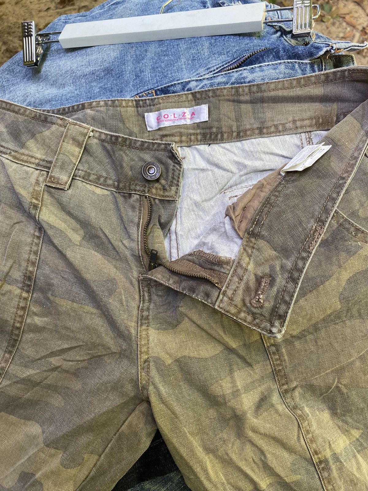 Japanese Brand × Seditionaries × Vintage Vintage colza cargo camo pants Size 29" - 5 Thumbnail