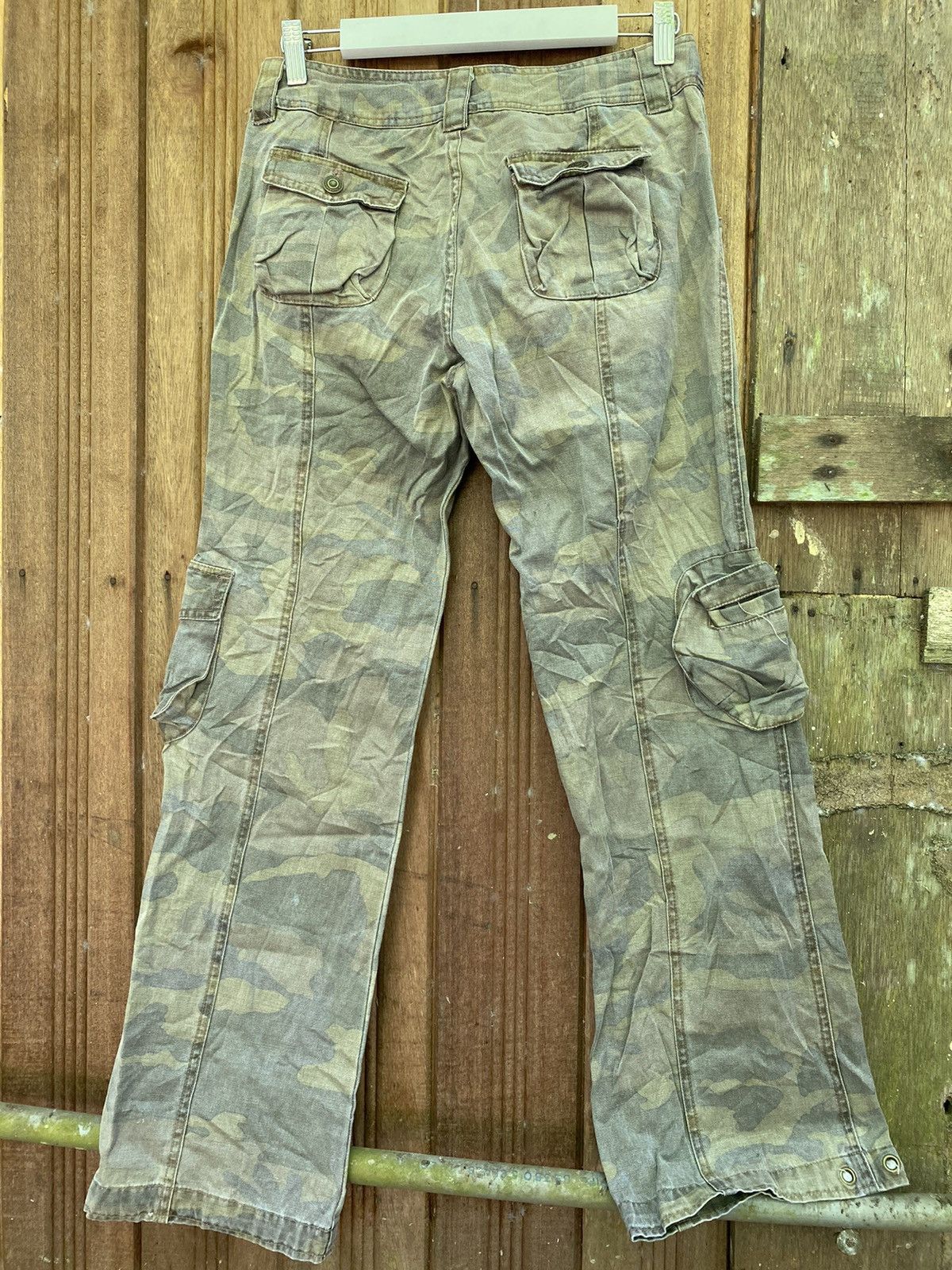 Japanese Brand × Seditionaries × Vintage Vintage colza cargo camo pants Size 29" - 2 Thumbnail