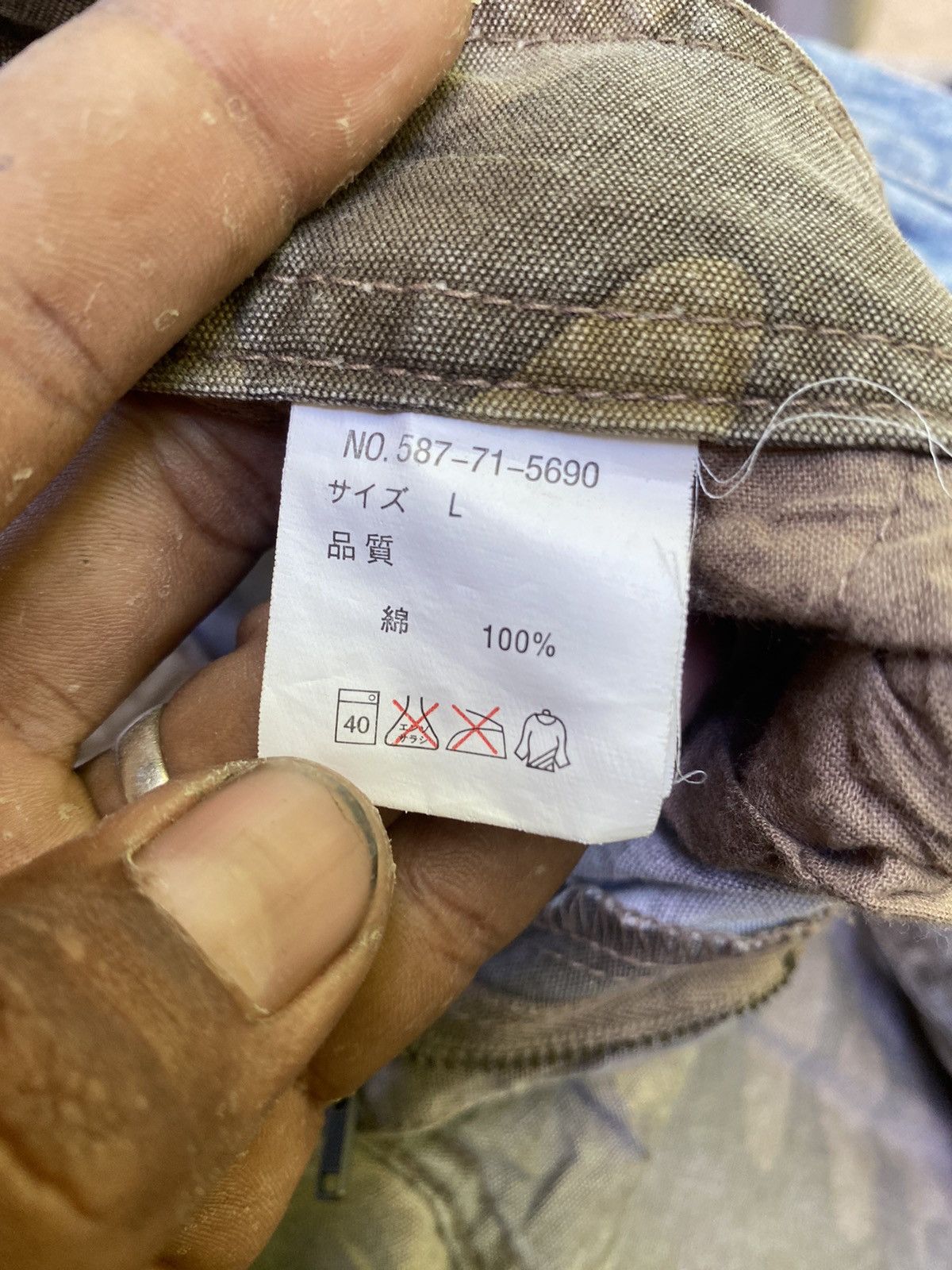 Japanese Brand × Seditionaries × Vintage Vintage colza cargo camo pants Size 29" - 6 Thumbnail