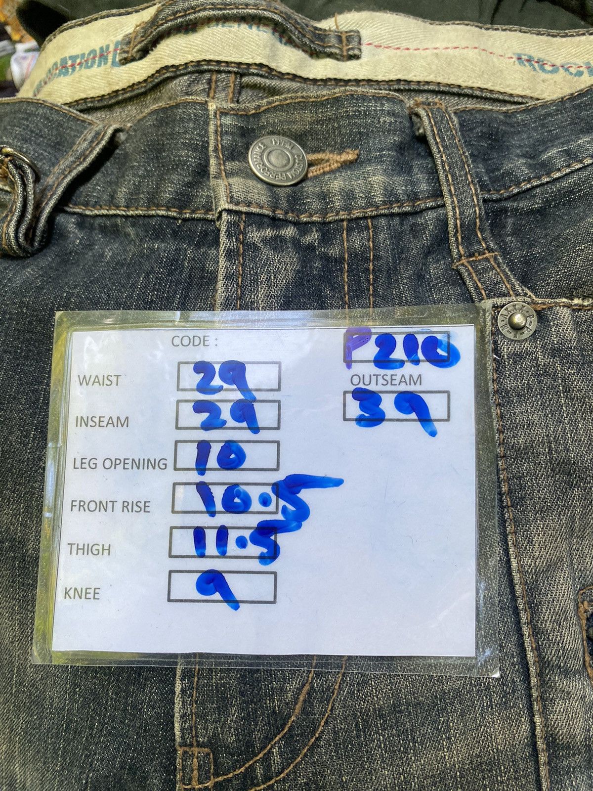 PPFM × Vintage VINTAGE PPFM RARE DENIM PANTS Size US 29 - 12 Thumbnail