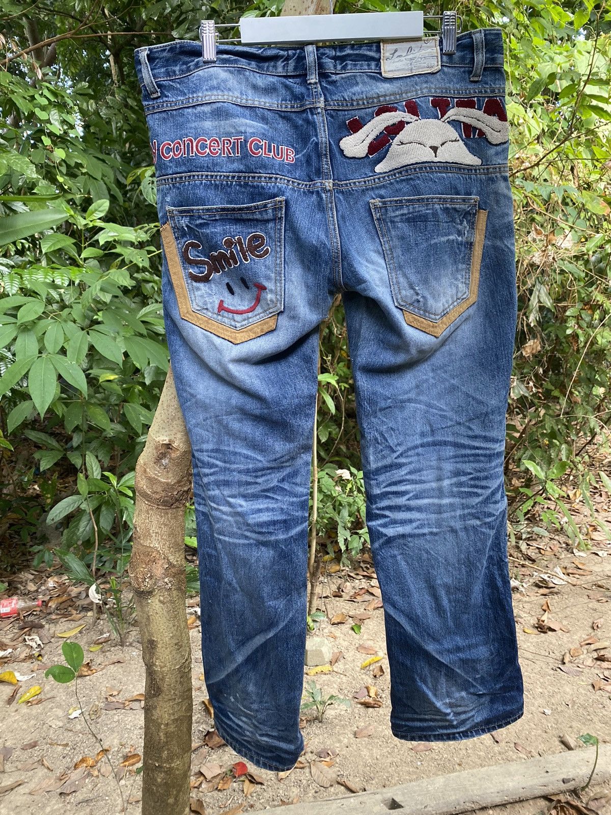 Designer × Ed Hardy × Vintage VINTAGE LOLITA DESIGNER JEANS PANTS Size 37" - 2 Thumbnail