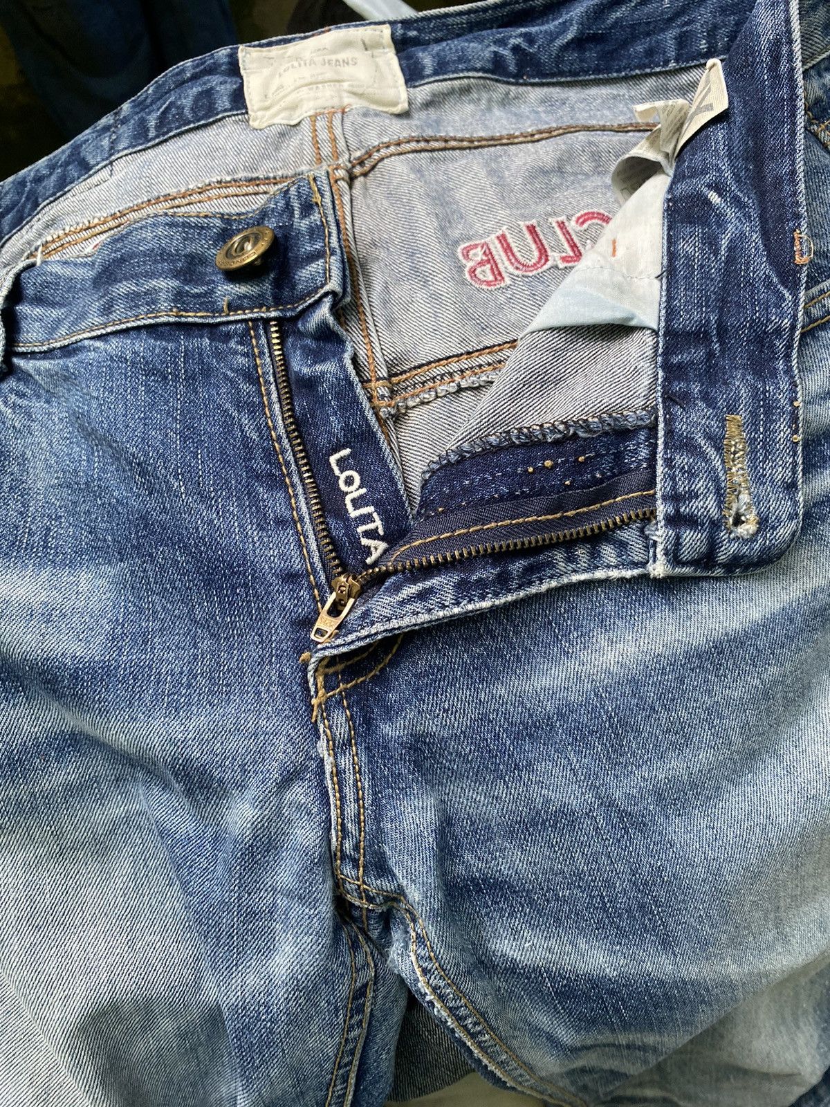 Designer × Ed Hardy × Vintage VINTAGE LOLITA DESIGNER JEANS PANTS Size 37" - 9 Thumbnail