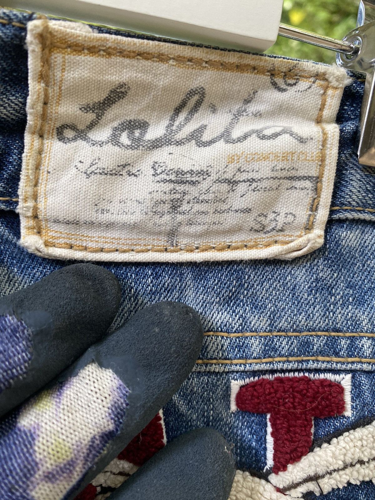 Designer × Ed Hardy × Vintage VINTAGE LOLITA DESIGNER JEANS PANTS Size 37" - 4 Thumbnail
