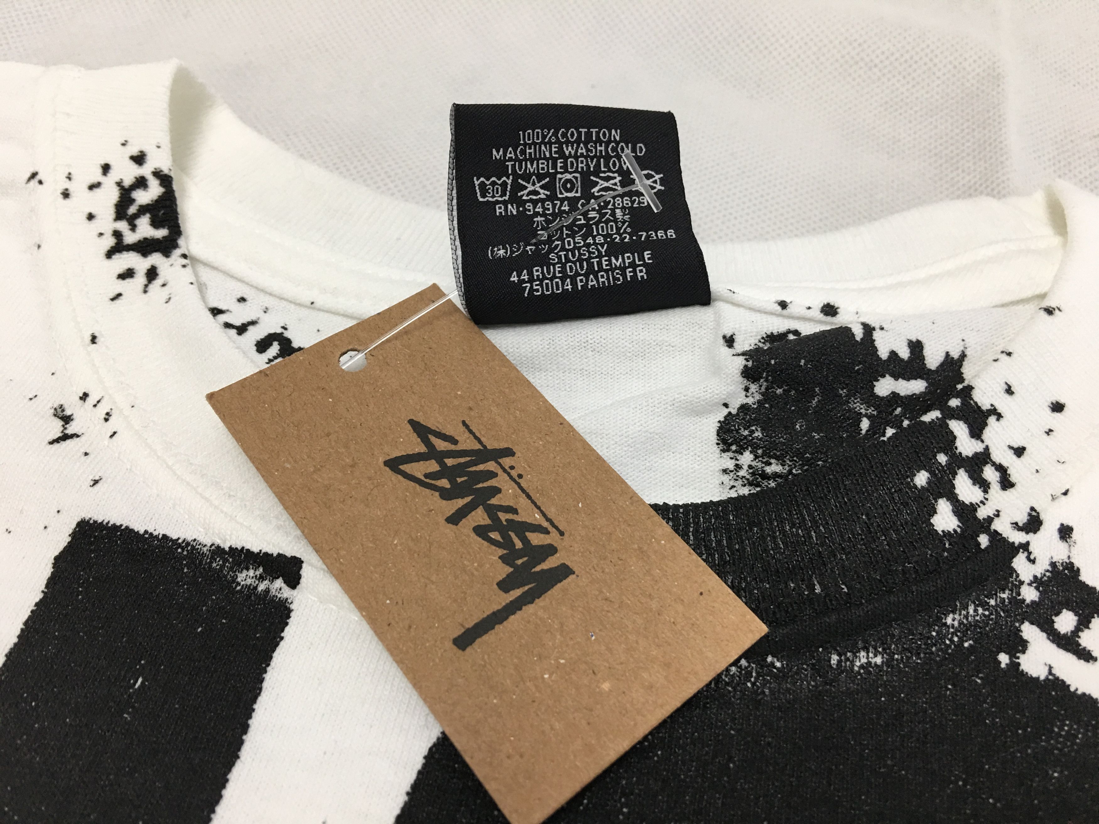 Other Stussy Stamp Screen Printed T-shirt White Large Size US L / EU 52-54 / 3 - 7 Thumbnail