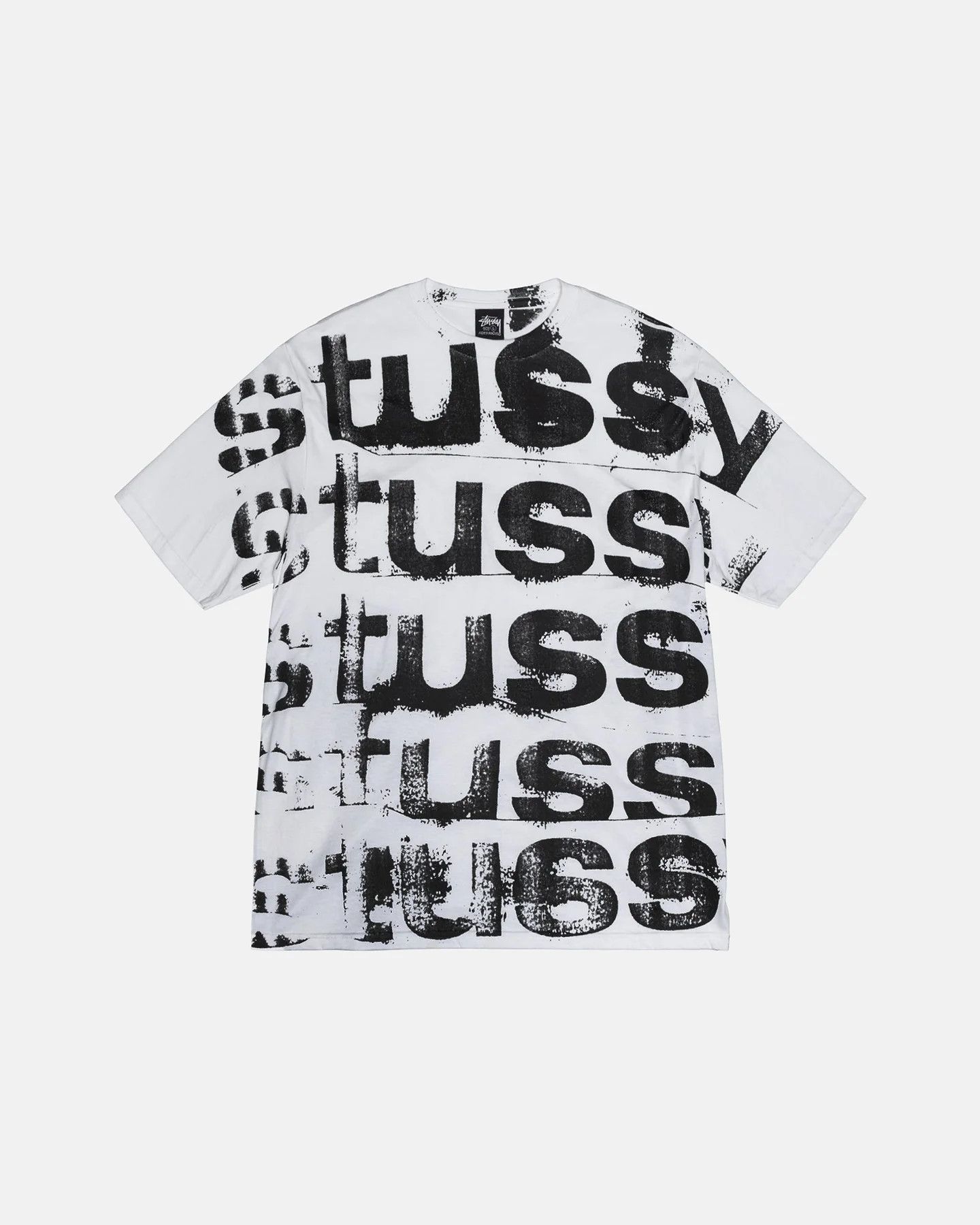 image of Stussy Stamp Screen Printed T-Shirt White Large, Men's