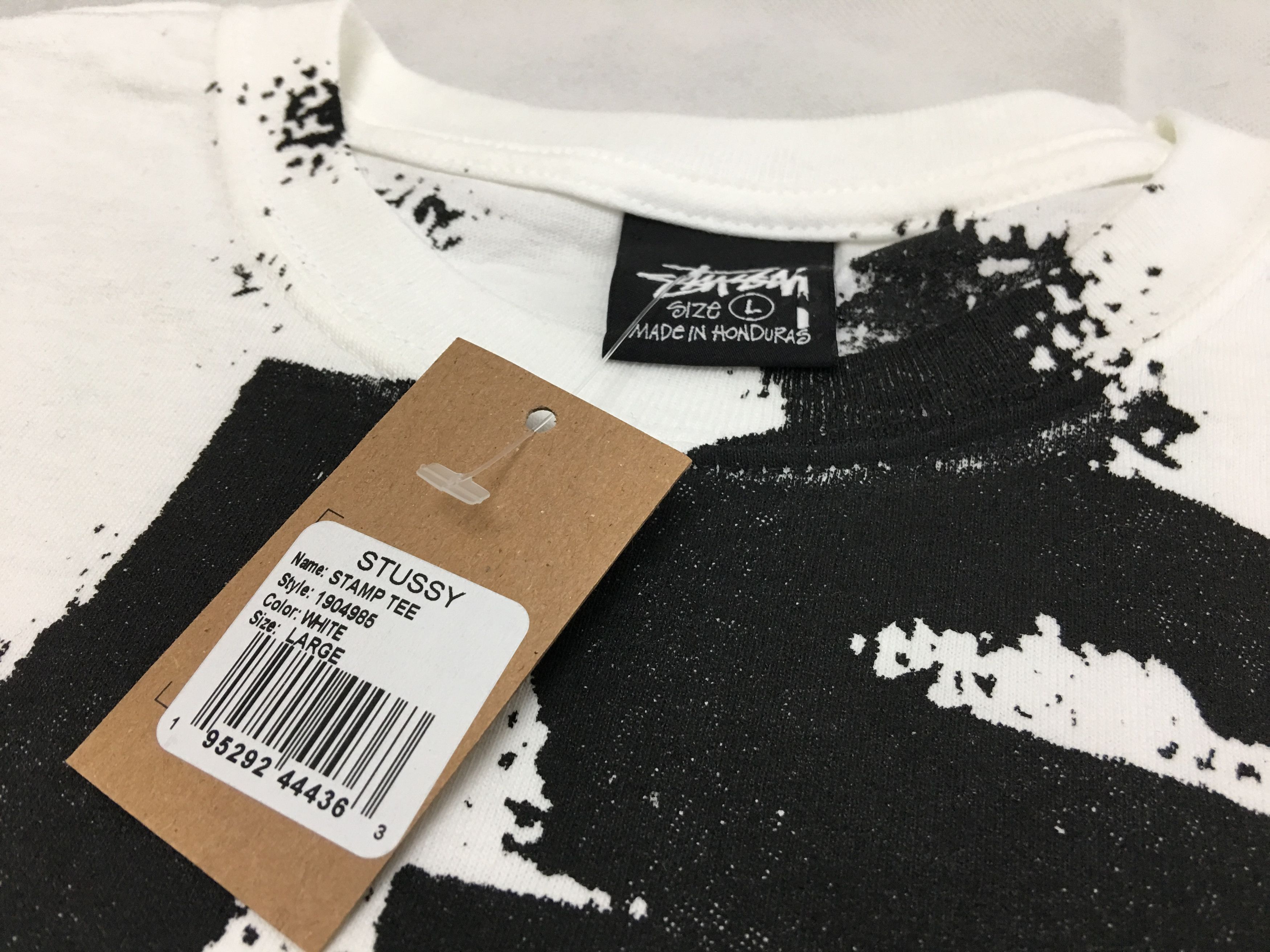 Other Stussy Stamp Screen Printed T-shirt White Large Size US L / EU 52-54 / 3 - 6 Thumbnail