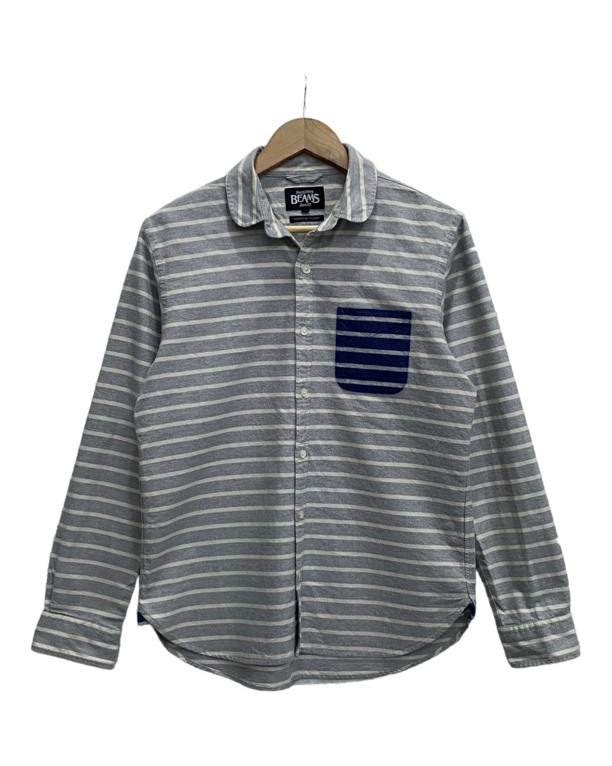Beams Plus × Flannel × Kapital GRAIL🔥OG Beams Plus 🇯🇵 Edition Striped B/D Shirt Size US M / EU 48-50 / 2 - 8 Thumbnail