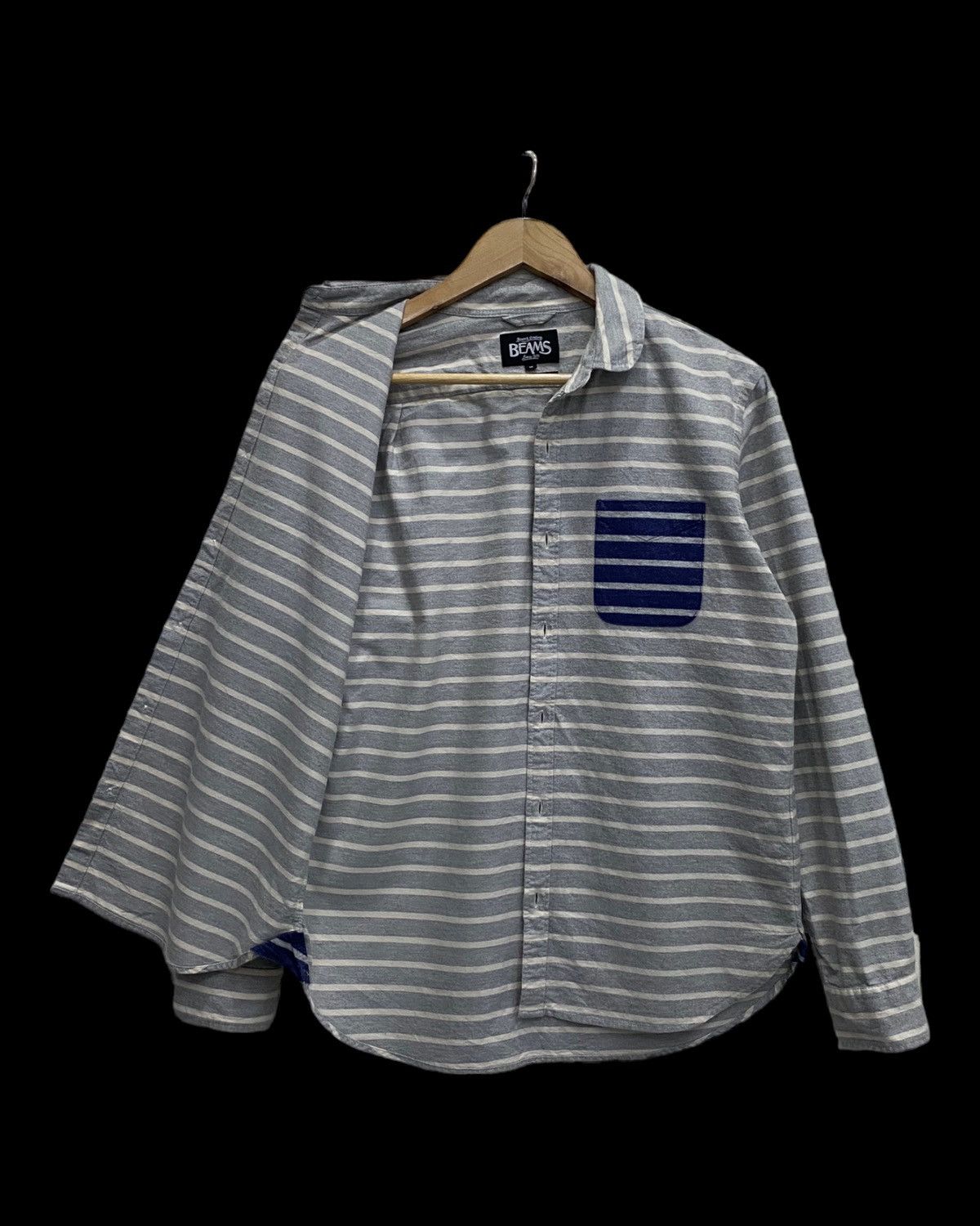 Beams Plus × Flannel × Kapital GRAIL🔥OG Beams Plus 🇯🇵 Edition Striped B/D Shirt Size US M / EU 48-50 / 2 - 2 Thumbnail