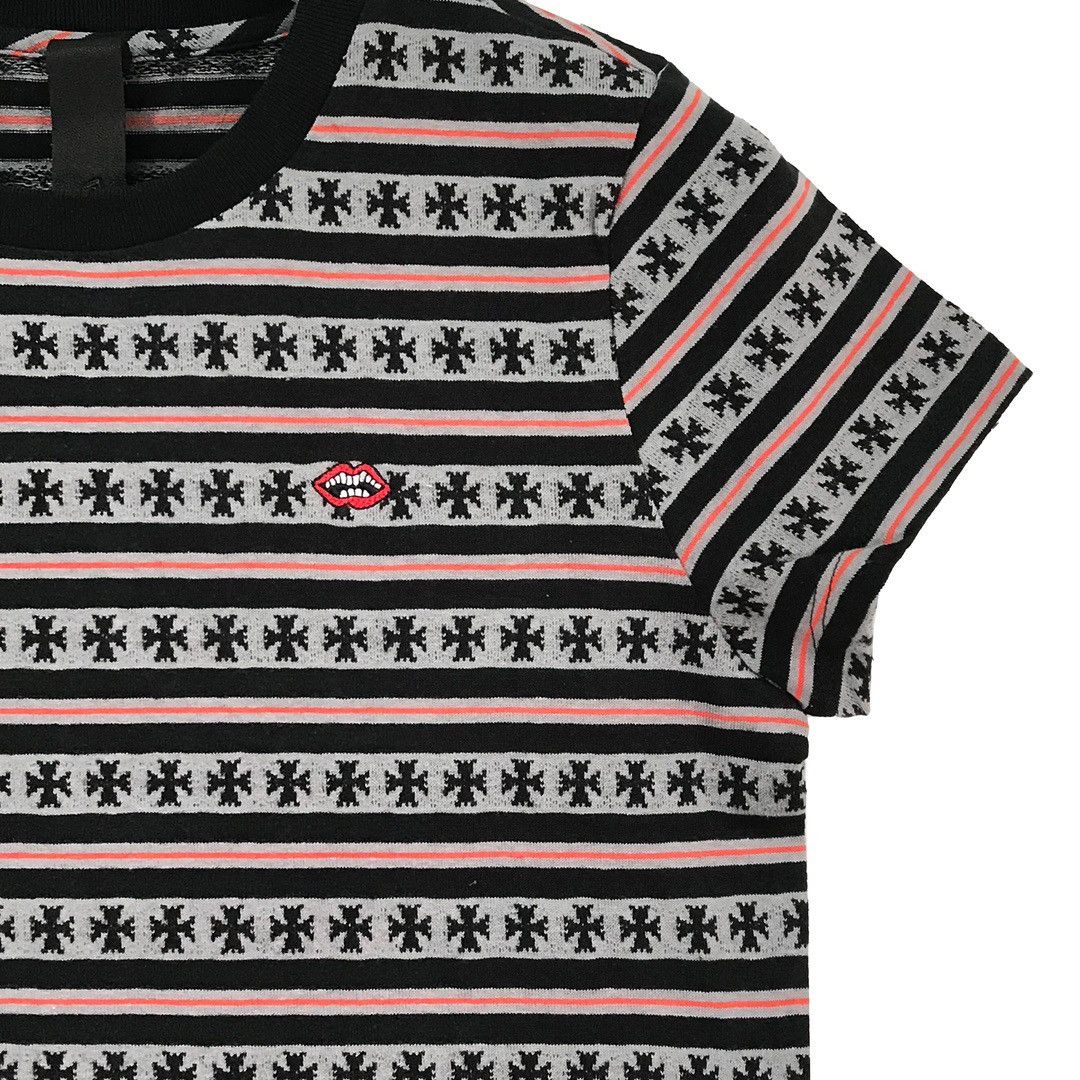Chrome Hearts Chrome Hearts Script Logo Stripe Short Sleeve Tee Size S / US 4 / IT 40 - 3 Thumbnail