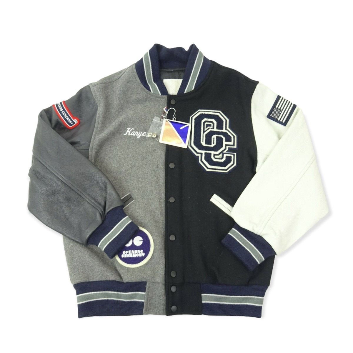 Kanye West Kanye West Opening Ceremony Reno Embroidered Varsity Jacket Size US XL / EU 56 / 4 - 1 Thumbnail