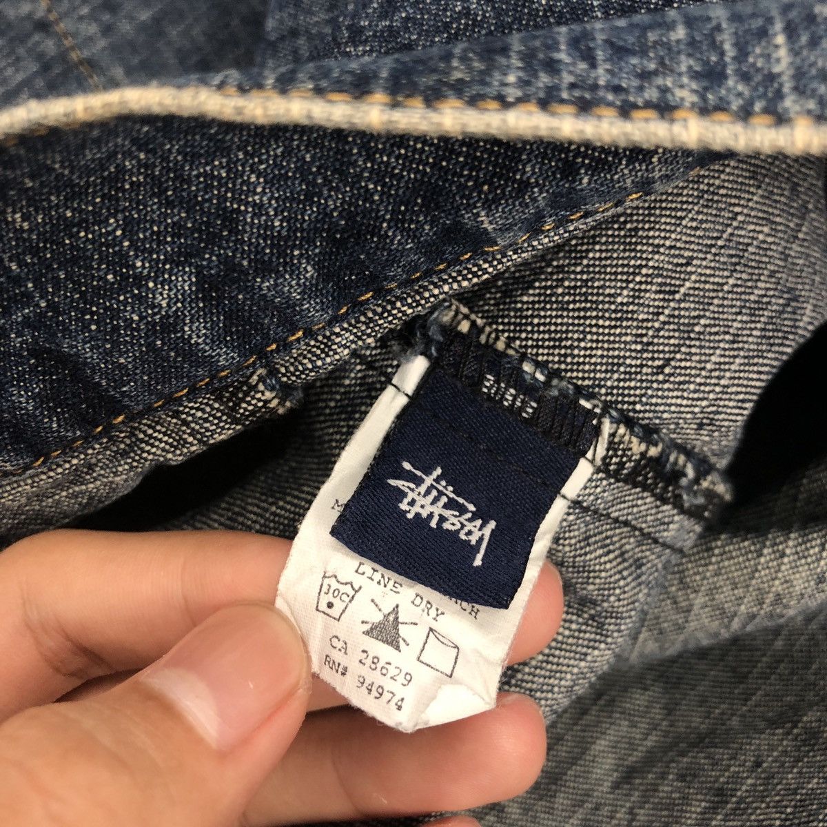 Stussy Stussy Denim Jacket Size US L / EU 52-54 / 3 - 8 Thumbnail