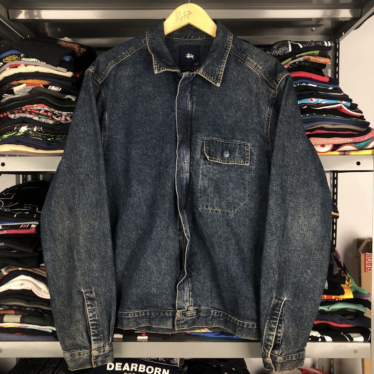 Stussy Stussy Denim Jacket Size US L / EU 52-54 / 3 - 1 Thumbnail