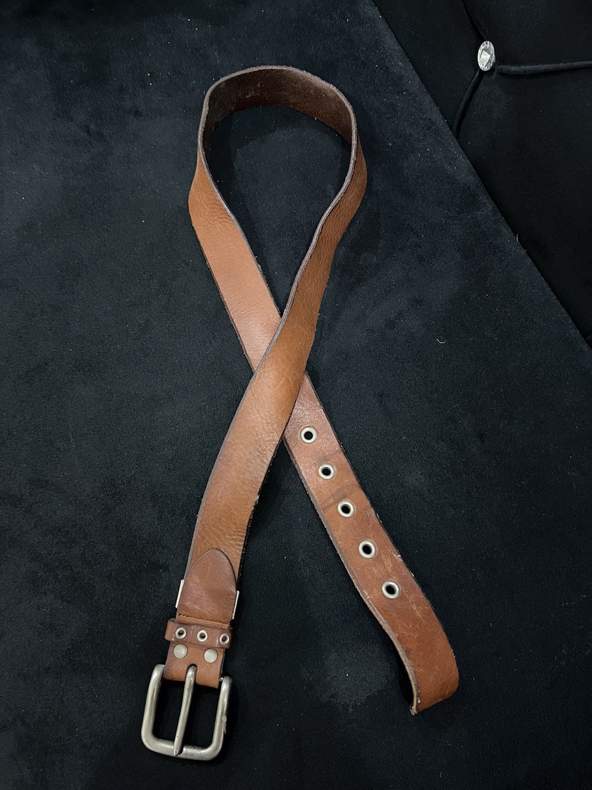 Avirex Avirex Leather Buckle Belt Size ONE SIZE - 6 Thumbnail