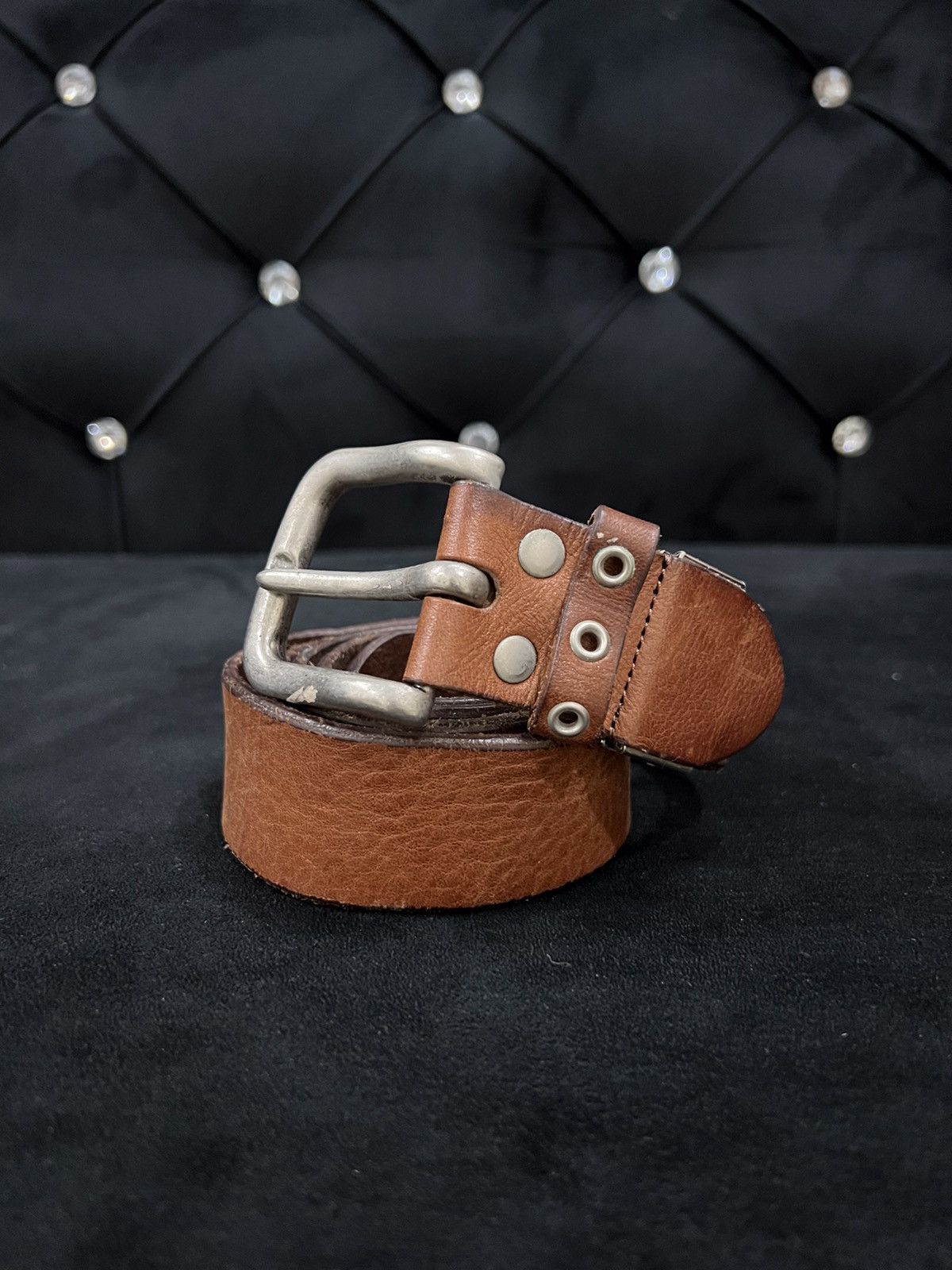 Avirex Avirex Leather Buckle Belt Size ONE SIZE - 2 Thumbnail