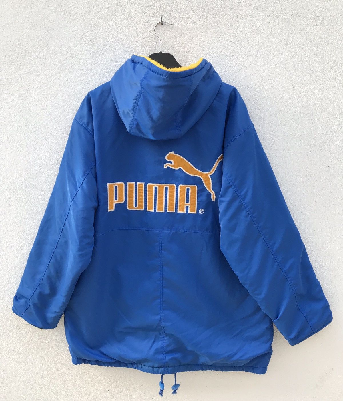 Puma Made in Japan Puma Big Logo Sample Hooded Long Jacket Size US L / EU 52-54 / 3 - 1 Thumbnail