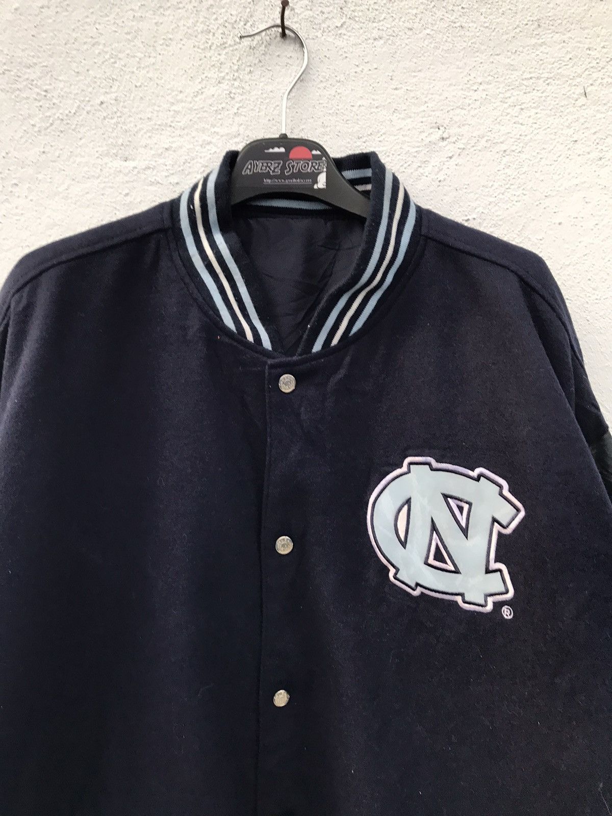 Vintage Vintage North Carolina Tar Heels Reversible Varsity Jackets Size US XXL / EU 58 / 5 - 9 Thumbnail