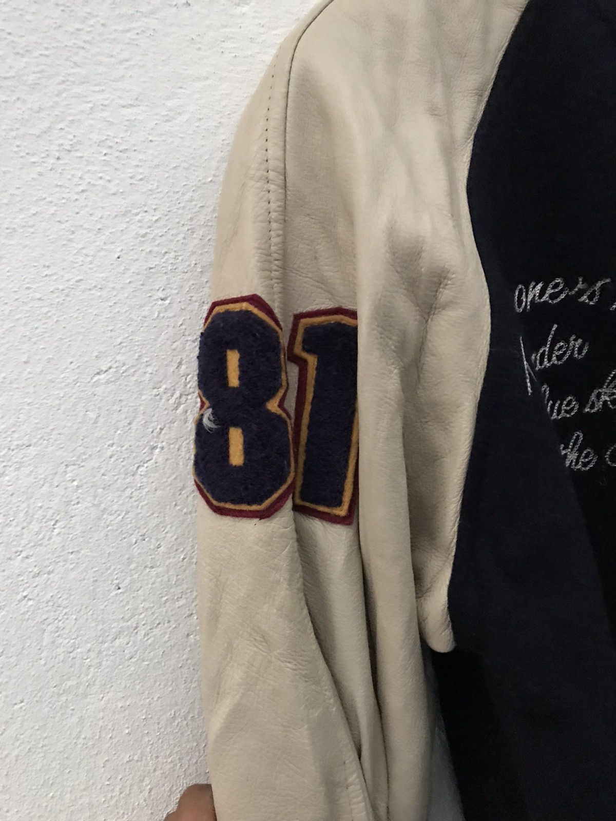 Japanese Brand East Boy Lacrosse East Embroidered Big Logo Varsity Jackets Size US S / EU 44-46 / 1 - 8 Thumbnail