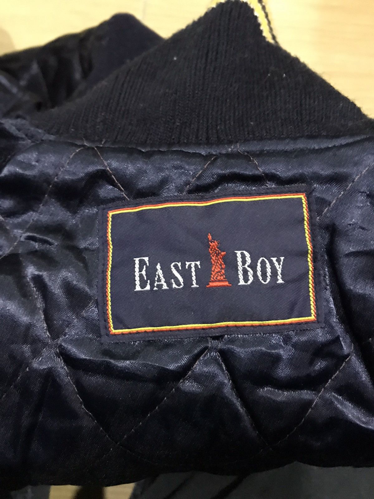 Japanese Brand East Boy Lacrosse East Embroidered Big Logo Varsity Jackets Size US S / EU 44-46 / 1 - 19 Thumbnail