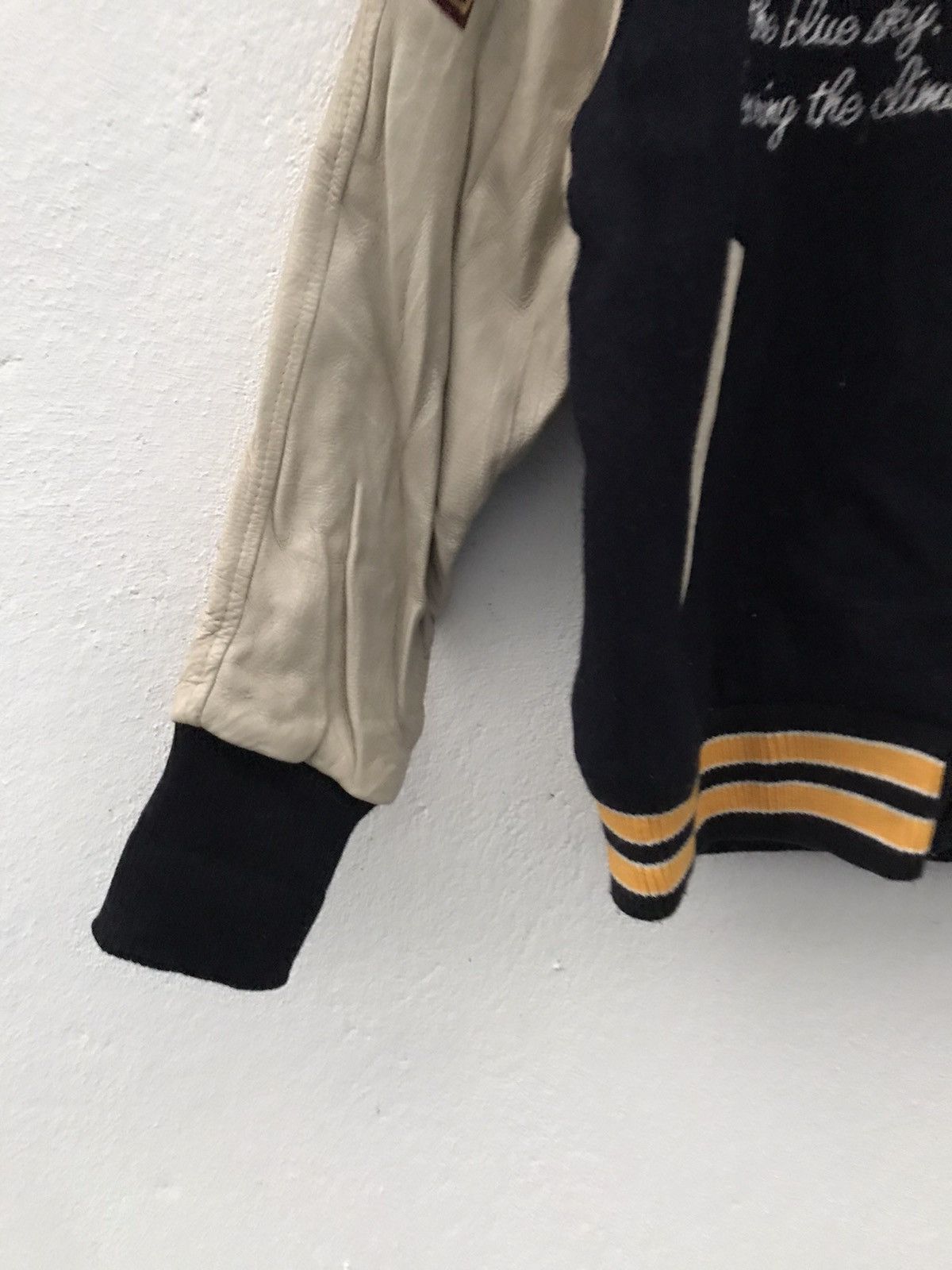 Japanese Brand East Boy Lacrosse East Embroidered Big Logo Varsity Jackets Size US S / EU 44-46 / 1 - 6 Thumbnail