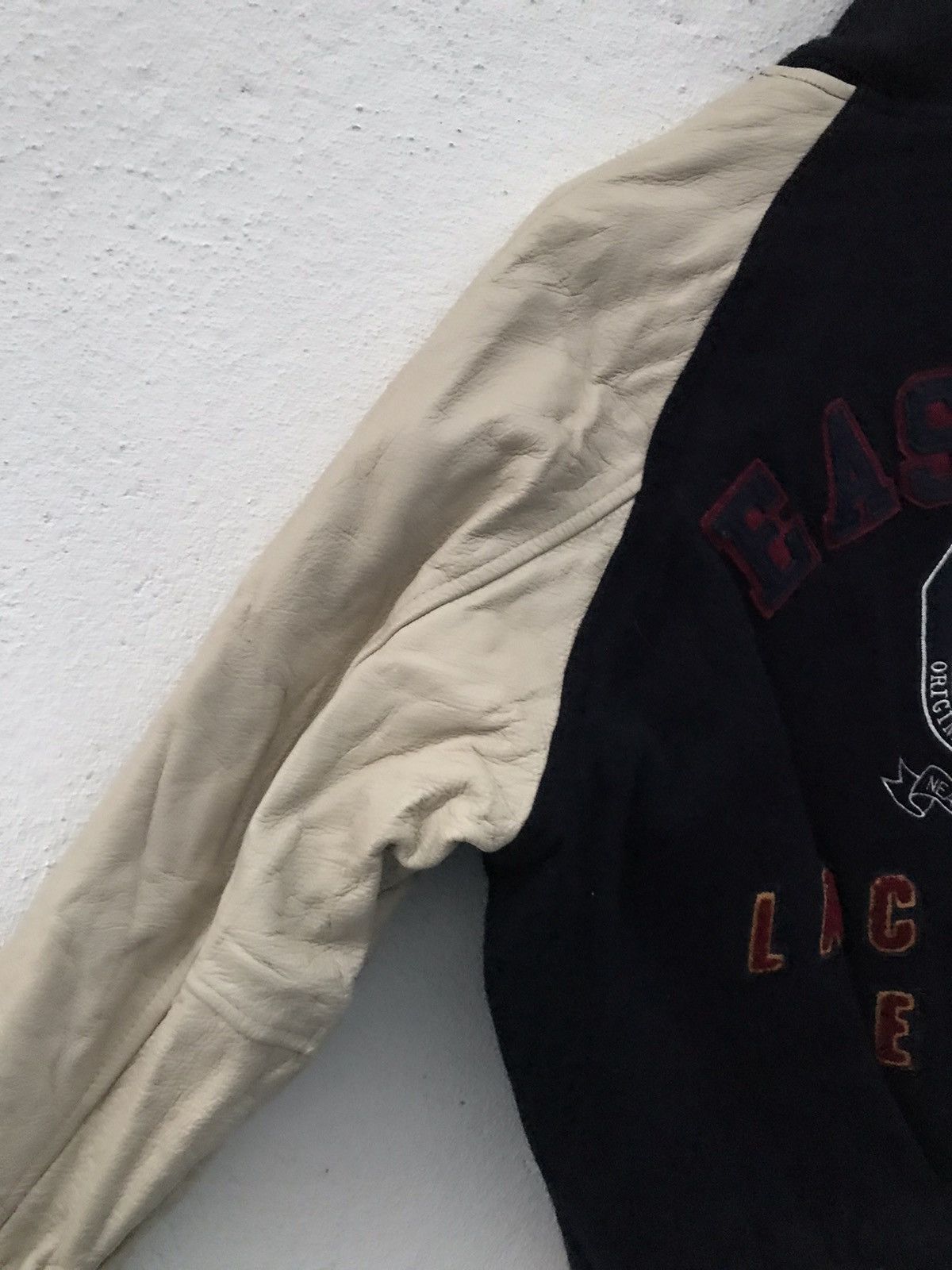Japanese Brand East Boy Lacrosse East Embroidered Big Logo Varsity Jackets Size US S / EU 44-46 / 1 - 16 Thumbnail
