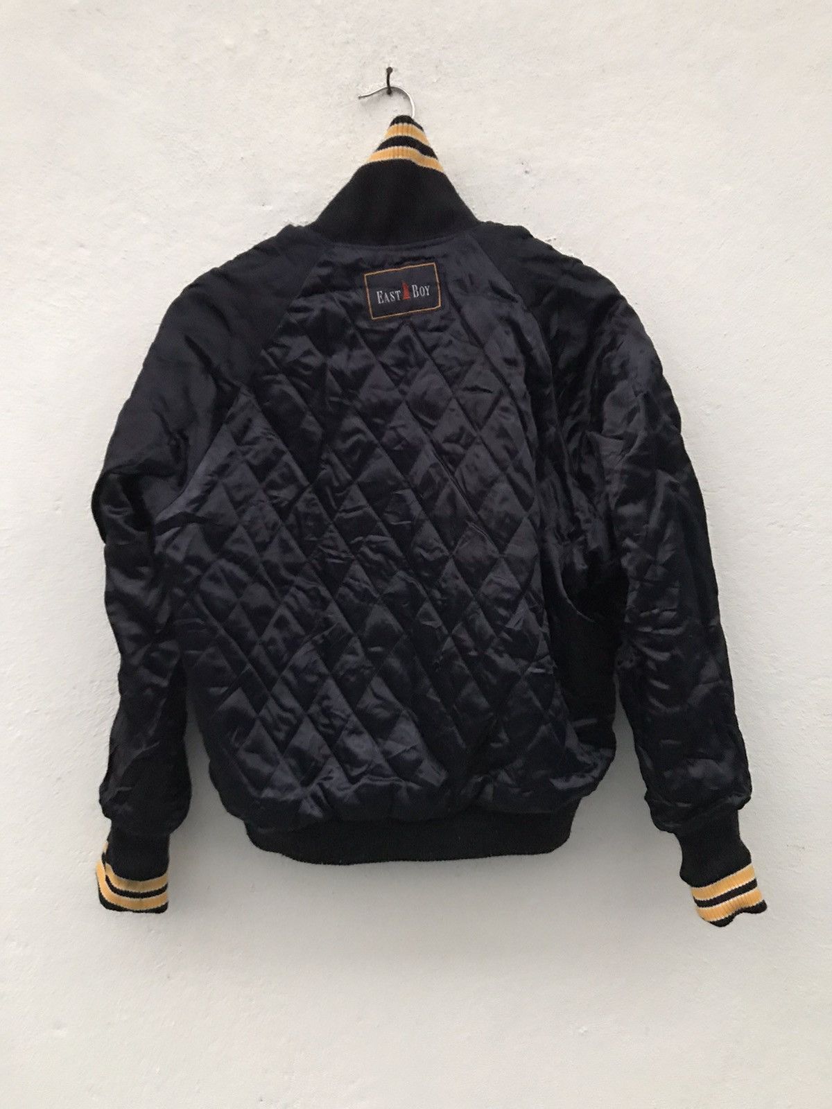 Japanese Brand East Boy Lacrosse East Embroidered Big Logo Varsity Jackets Size US S / EU 44-46 / 1 - 18 Thumbnail