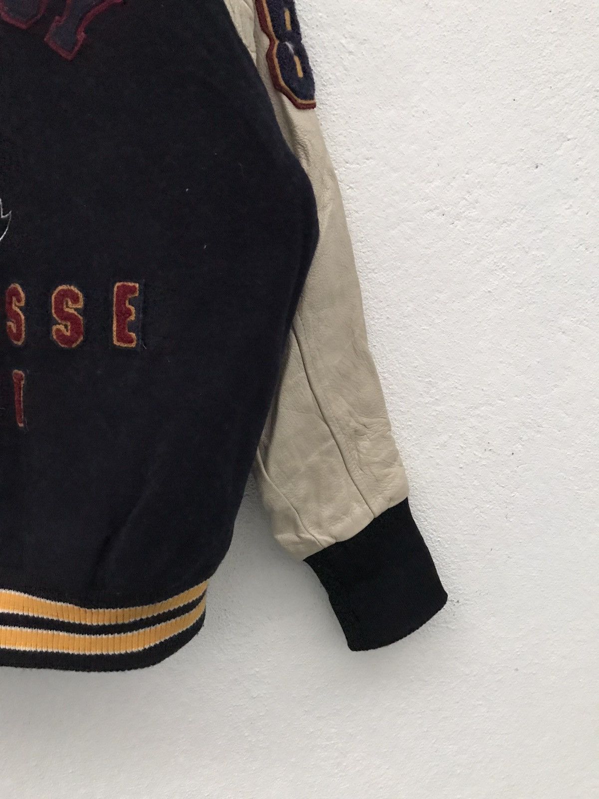 Japanese Brand East Boy Lacrosse East Embroidered Big Logo Varsity Jackets Size US S / EU 44-46 / 1 - 14 Thumbnail