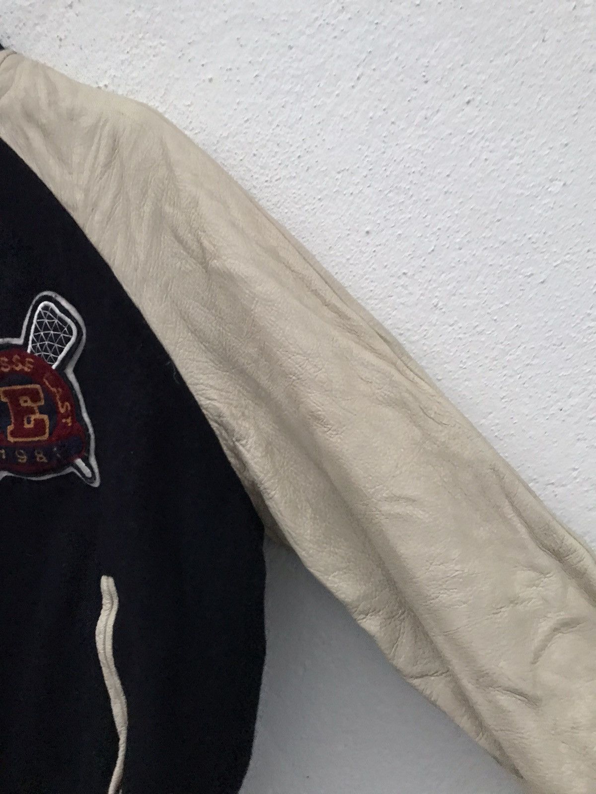 Japanese Brand East Boy Lacrosse East Embroidered Big Logo Varsity Jackets Size US S / EU 44-46 / 1 - 10 Thumbnail