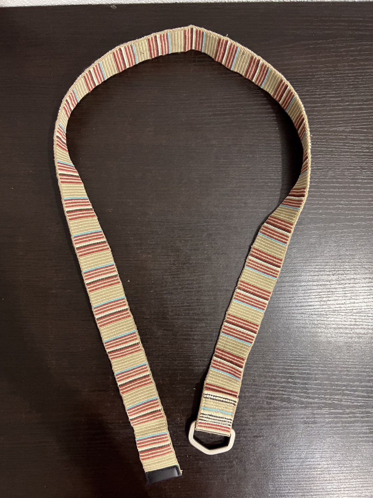 Japanese Brand Multicolour Elastic Canvas Buckle Belt Size ONE SIZE - 4 Thumbnail