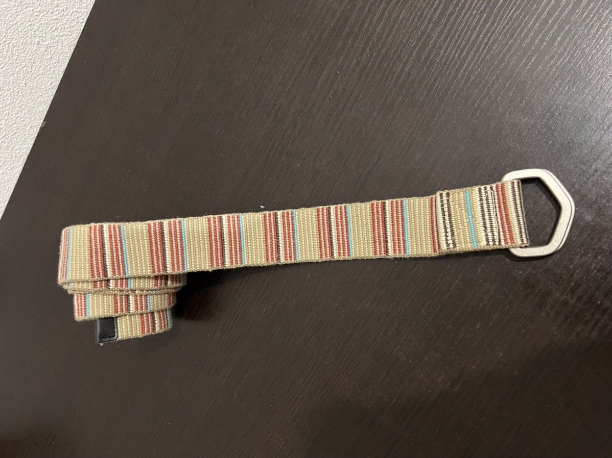 Japanese Brand Multicolour Elastic Canvas Buckle Belt Size ONE SIZE - 2 Thumbnail