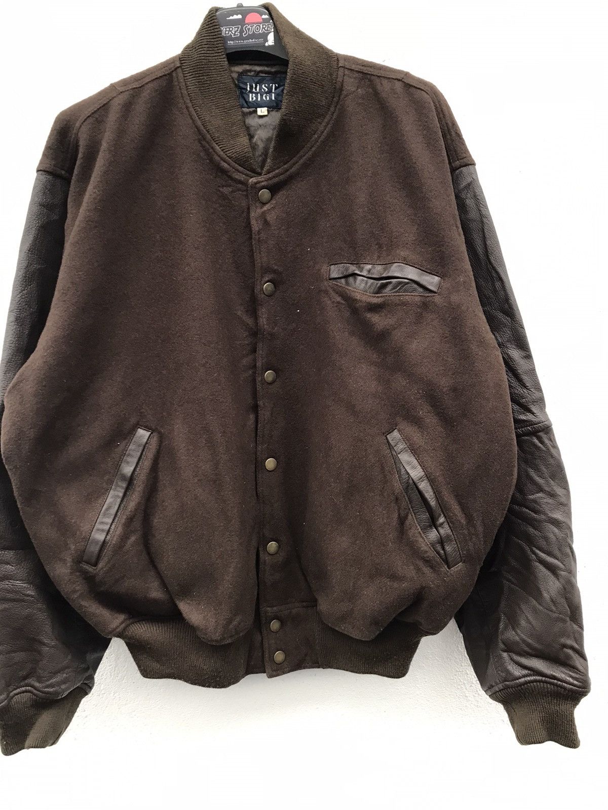 BIGI Just Bigi Wool Varsity Jackets Size US L / EU 52-54 / 3 - 4 Thumbnail