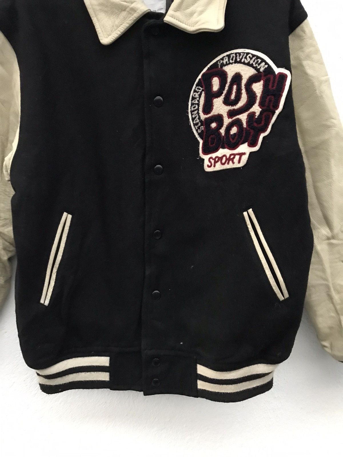 Japanese Brand Vintage Posh Boy Sport Varsity Jackets Size US L / EU 52-54 / 3 - 3 Thumbnail