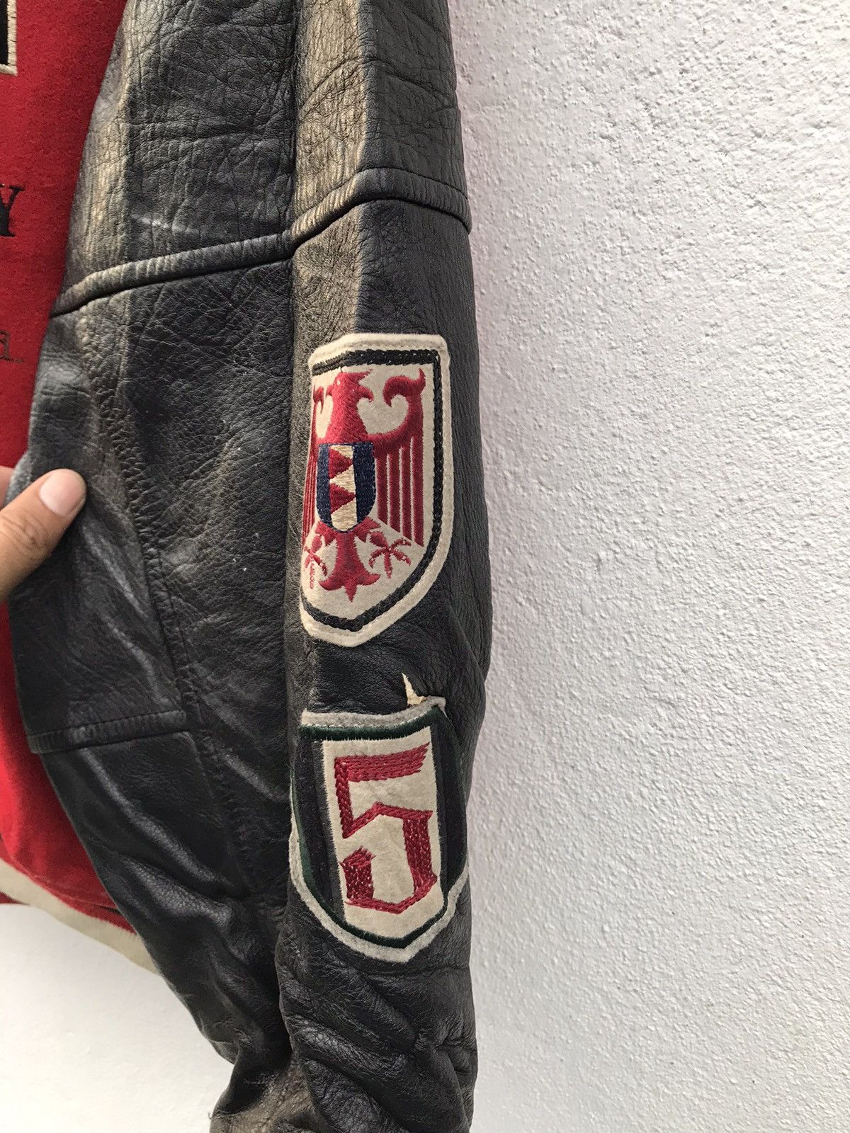 Japanese Brand × Sports Specialties Vintage Varsity Posh Boy Leather Embroidered Size US S / EU 44-46 / 1 - 14 Thumbnail