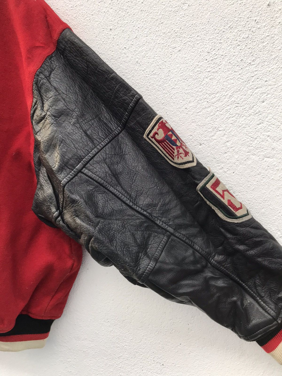Japanese Brand × Sports Specialties Vintage Varsity Posh Boy Leather Embroidered Size US S / EU 44-46 / 1 - 13 Thumbnail