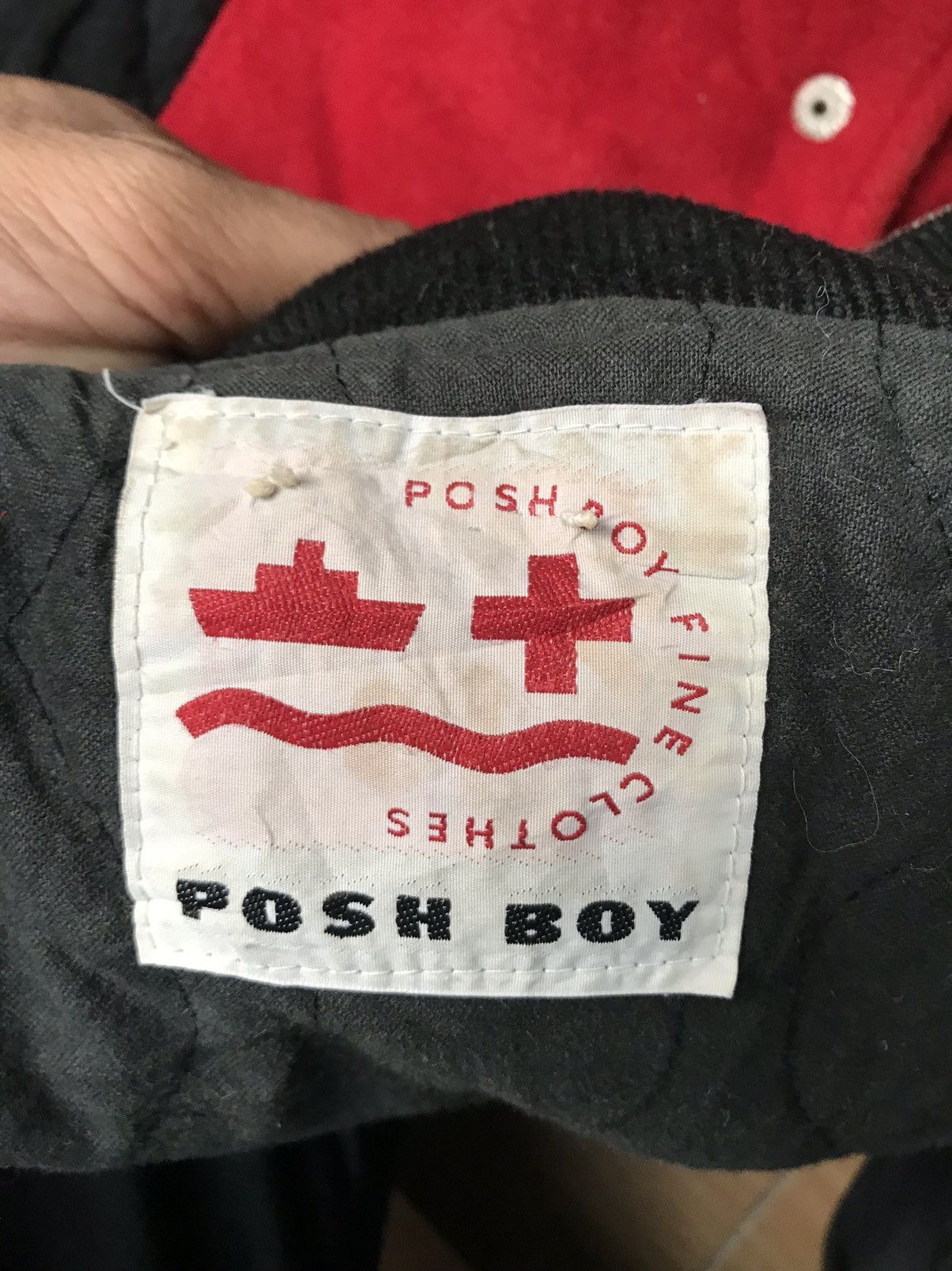 Japanese Brand × Sports Specialties Vintage Varsity Posh Boy Leather Embroidered Size US S / EU 44-46 / 1 - 19 Thumbnail
