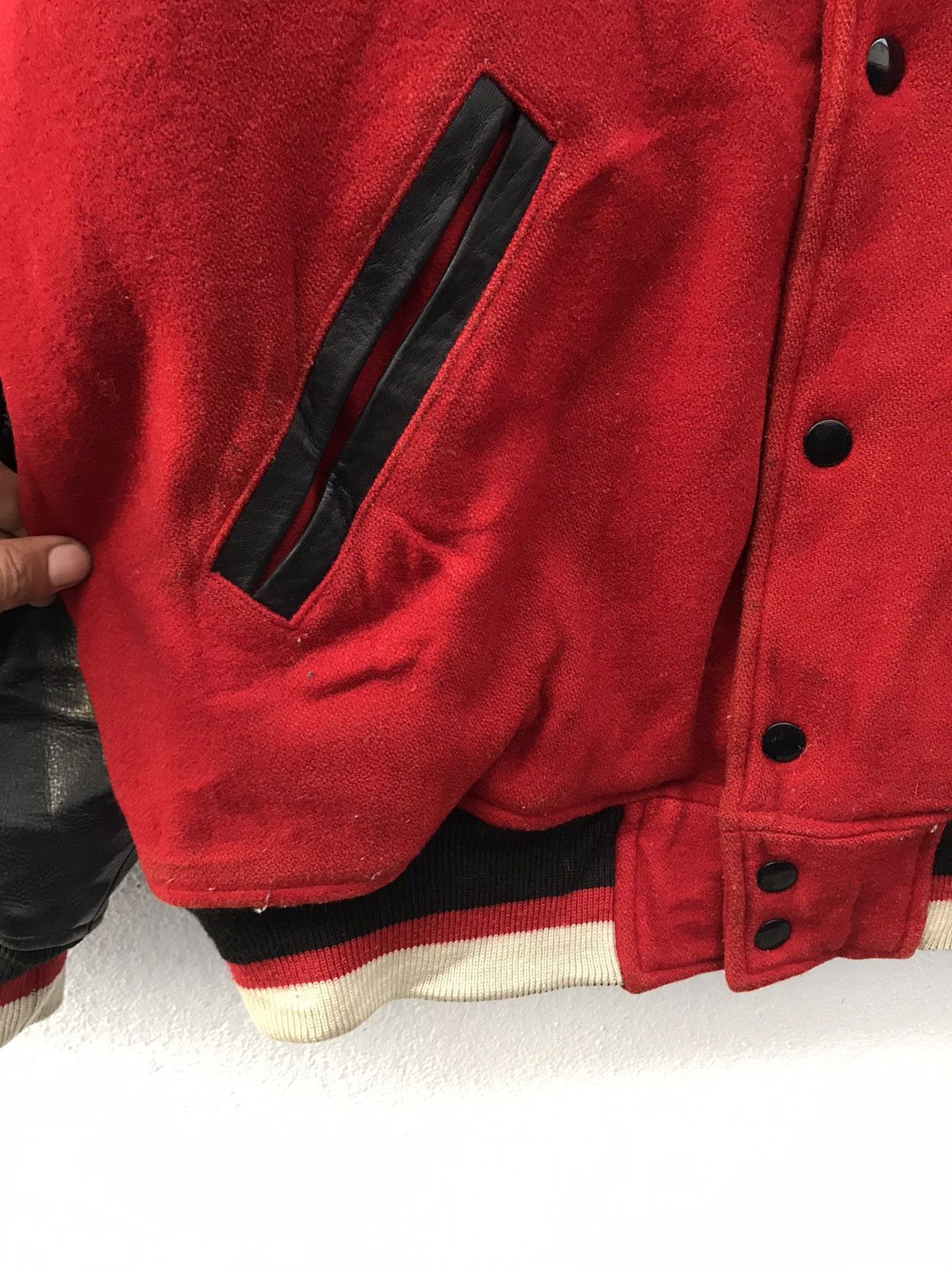 Japanese Brand × Sports Specialties Vintage Varsity Posh Boy Leather Embroidered Size US S / EU 44-46 / 1 - 6 Thumbnail