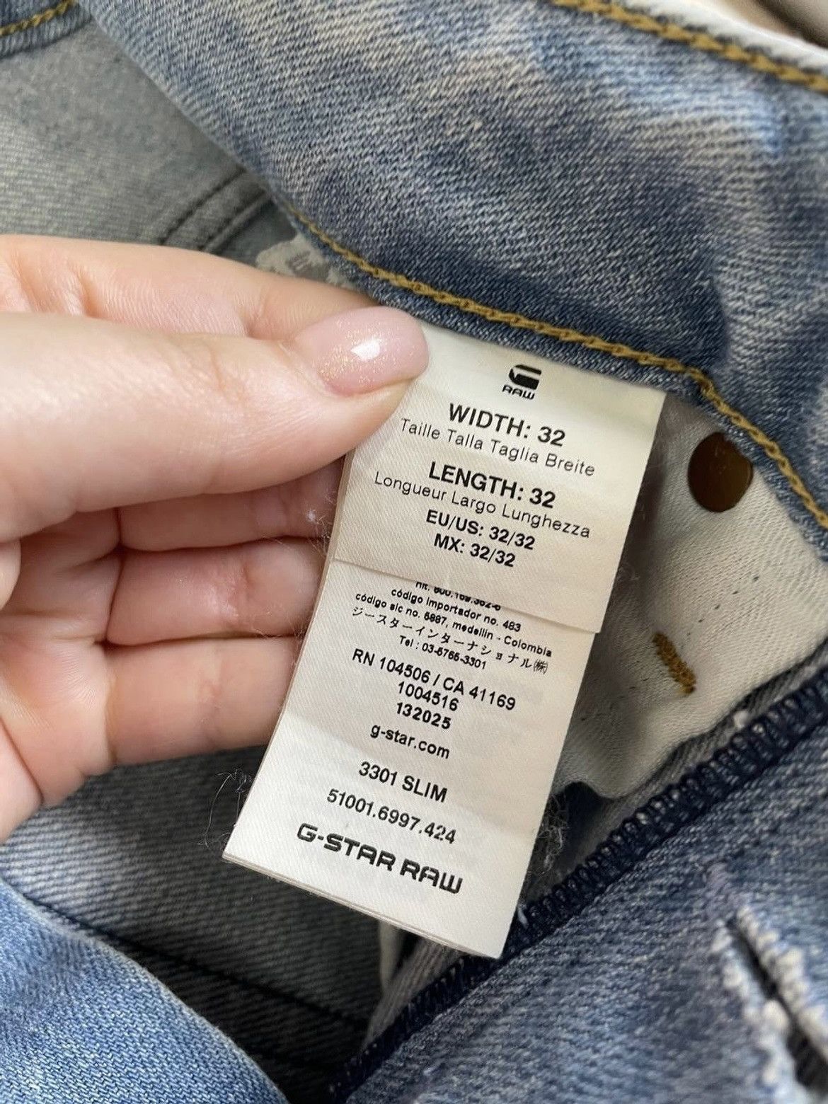 G-Star G Star Raw vintage denim pants size 32 Size US 32 / EU 48 - 2 Thumbnail