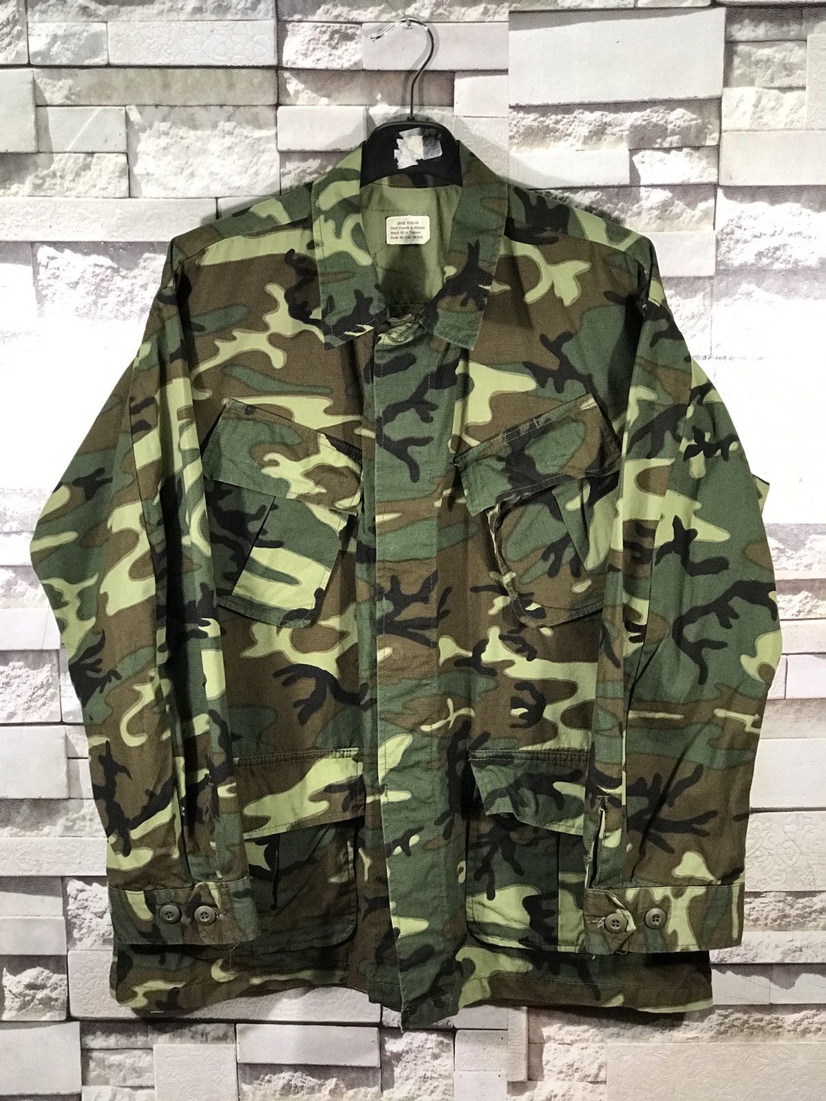 image of If Six Was Nine x Military Urban Surplus Military Jacket in Camouflage Army, Men's (Size Large)