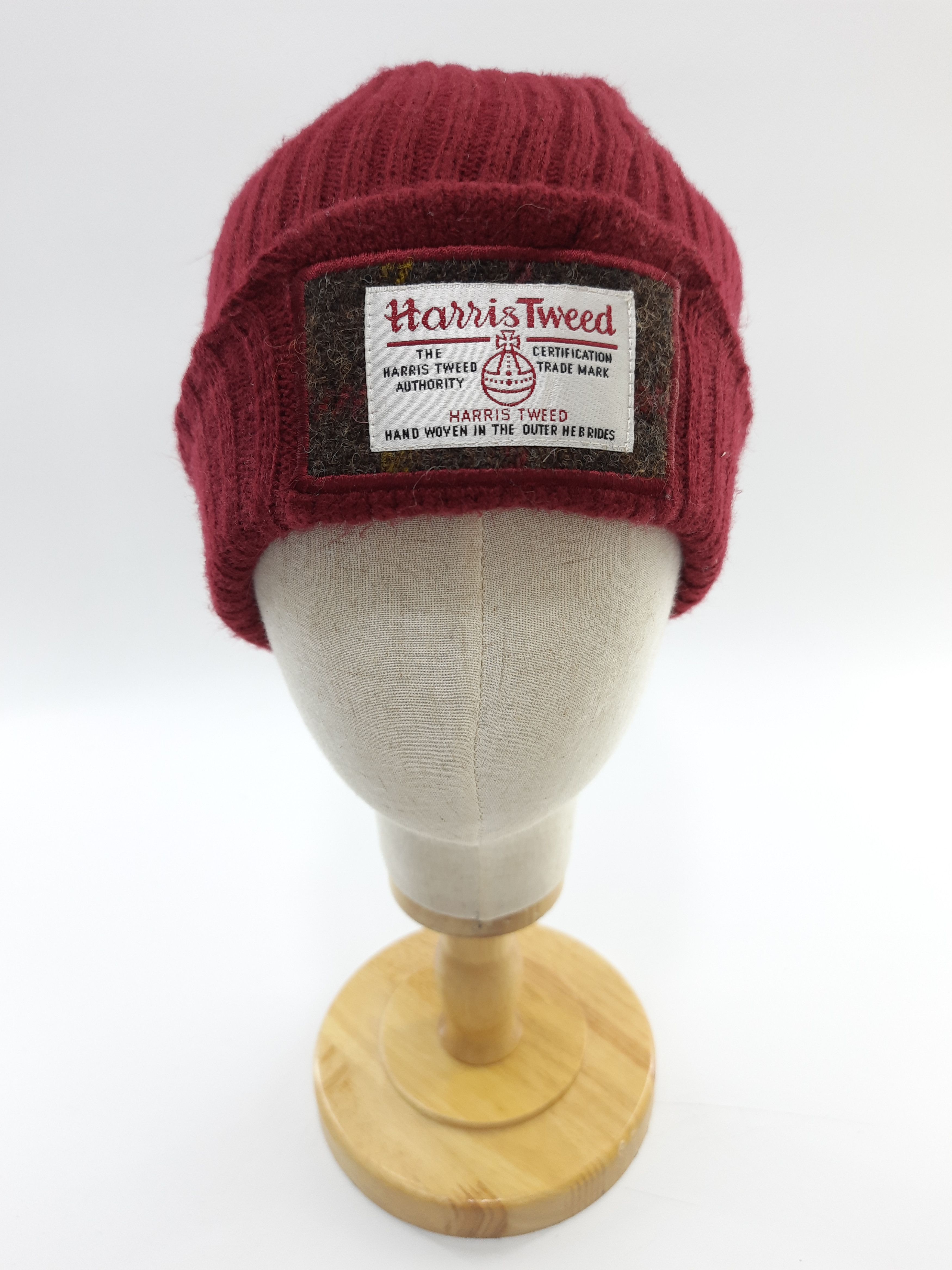 Harris Tweed × Vintage Harris Tweed Beanie/Snowcap/Cap/Hat = BN38 Size ONE SIZE - 1 Thumbnail