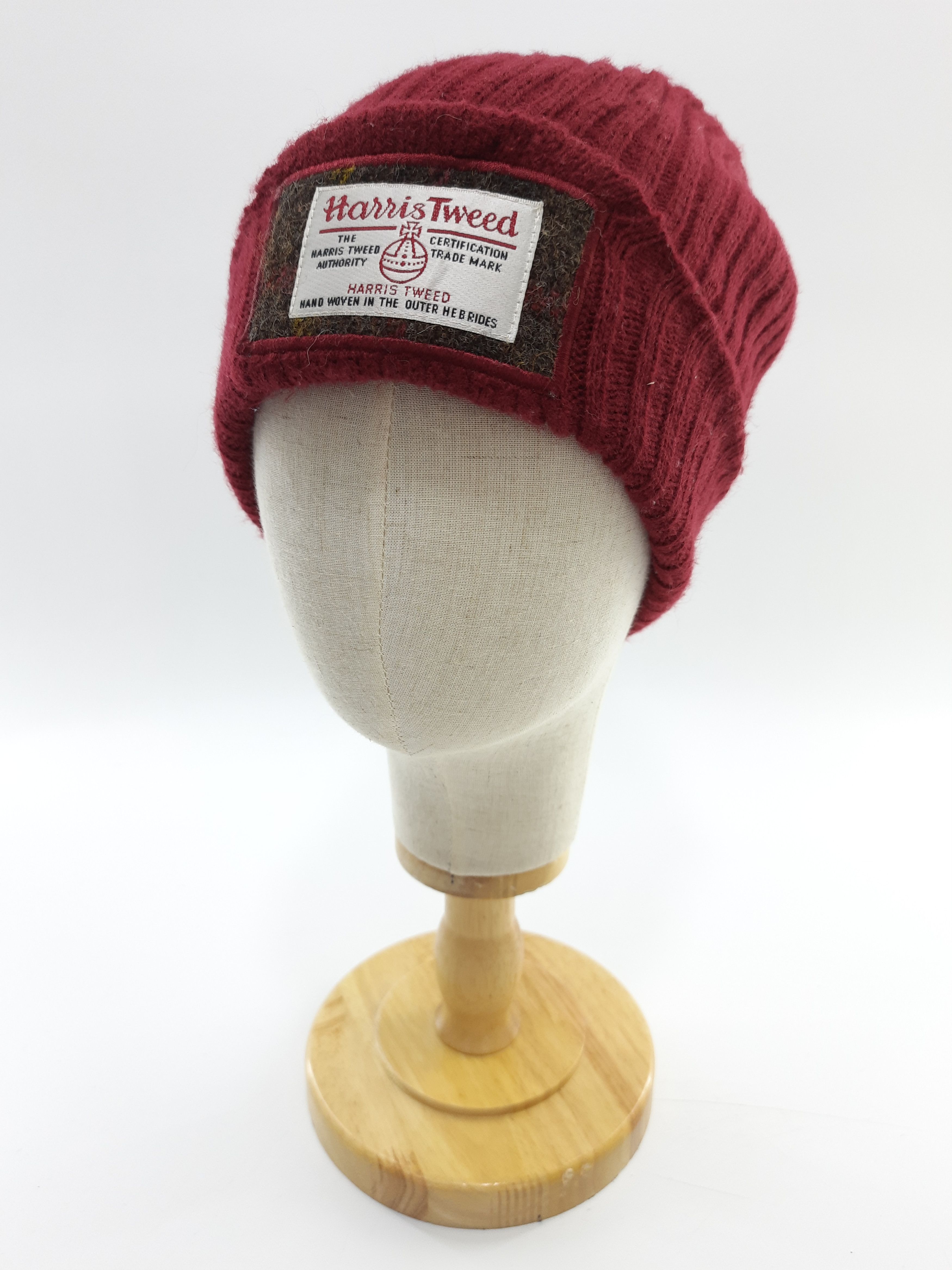 Harris Tweed × Vintage Harris Tweed Beanie/Snowcap/Cap/Hat = BN38 Size ONE SIZE - 2 Thumbnail