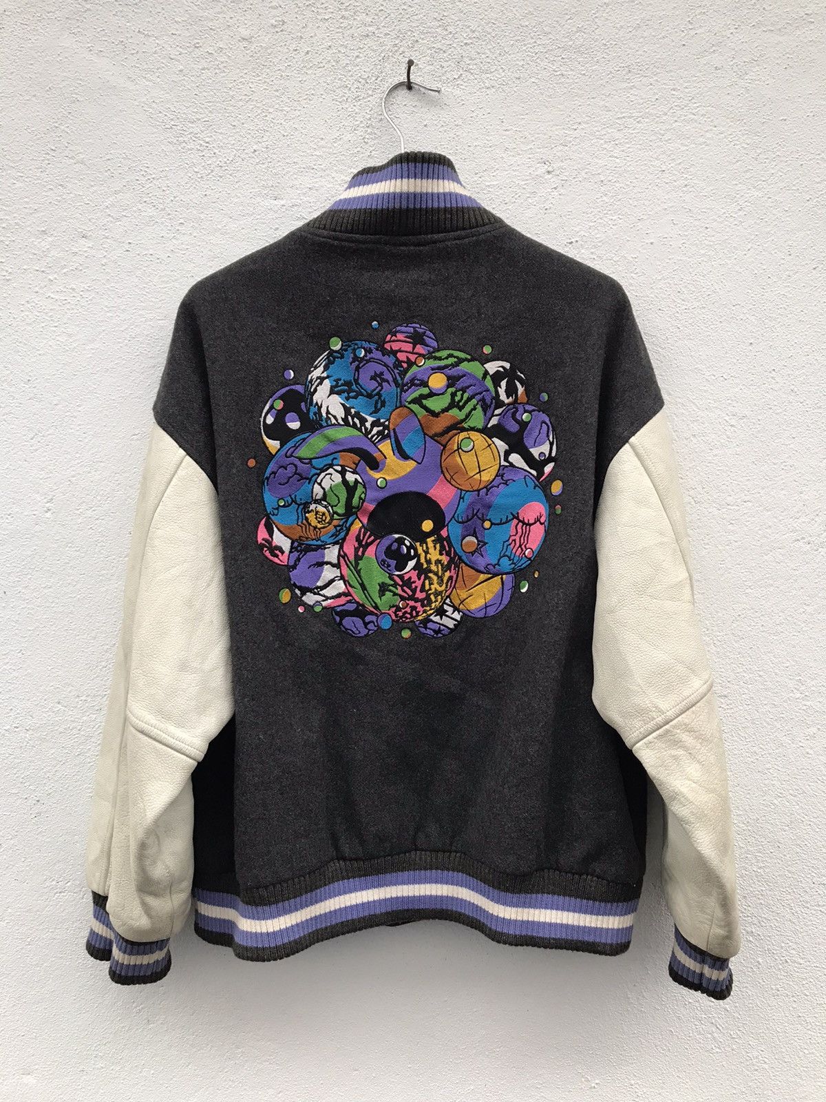 Japanese Brand The Fall Winter Pop Art Wool Varsity Jackets Size US M / EU 48-50 / 2 - 4 Thumbnail
