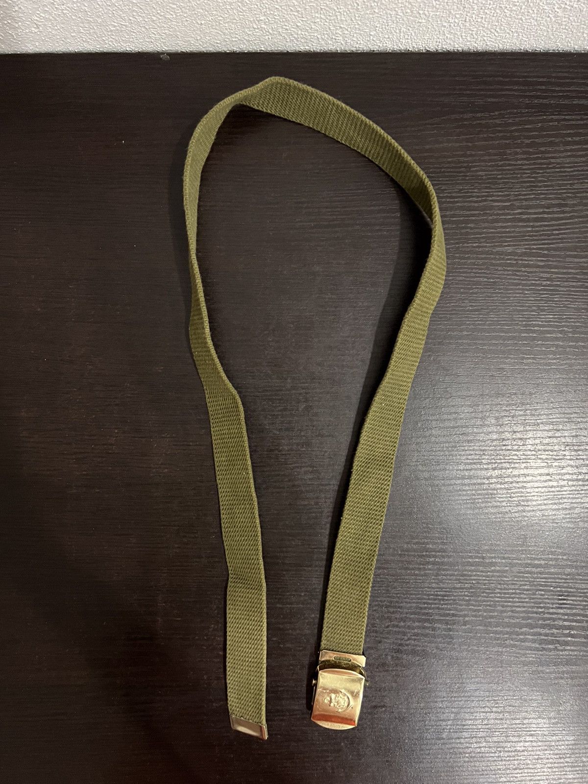Japanese Brand Military Canvas Buckle Belt Size ONE SIZE - 9 Thumbnail