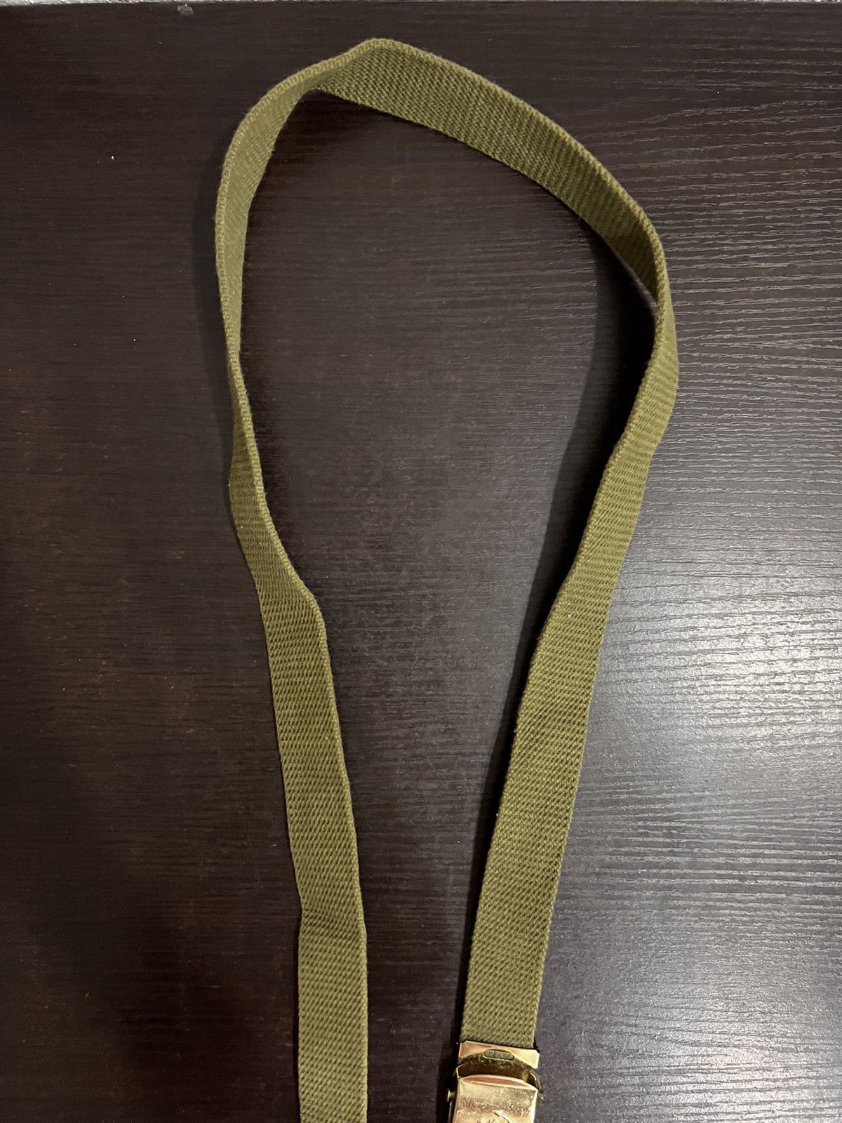 Japanese Brand Military Canvas Buckle Belt Size ONE SIZE - 8 Thumbnail
